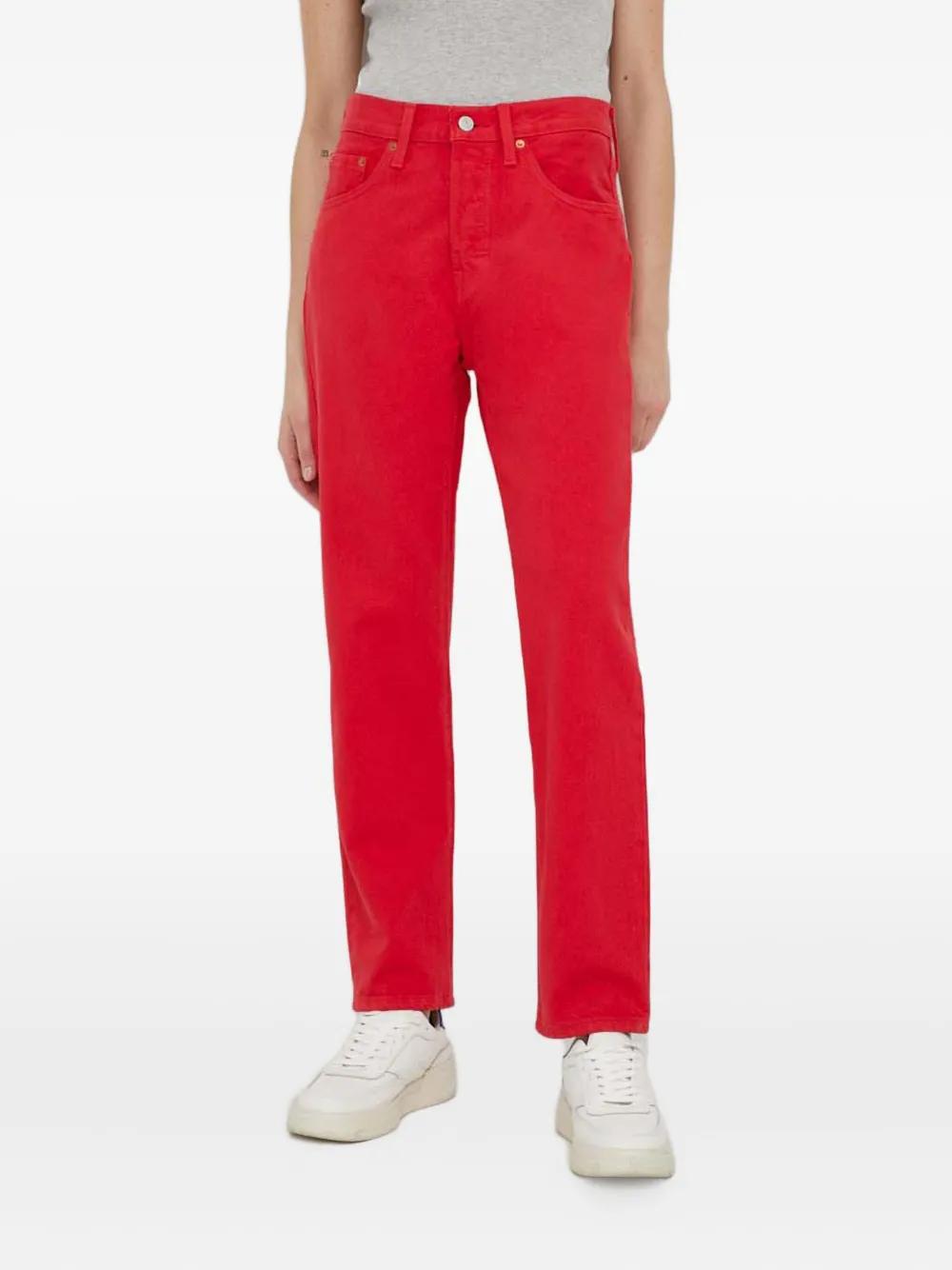 Red Jeans for Women Lyst Australia
