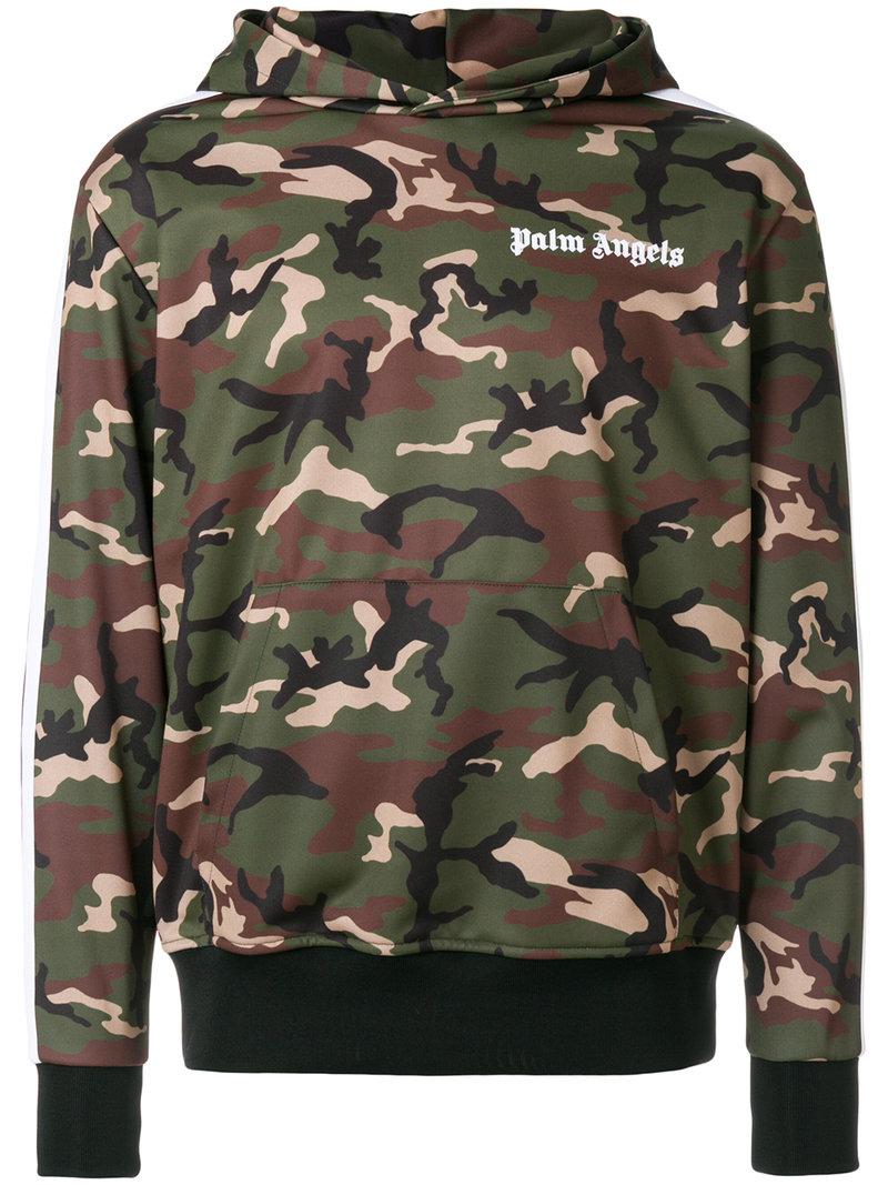 palm angels camo hoodie