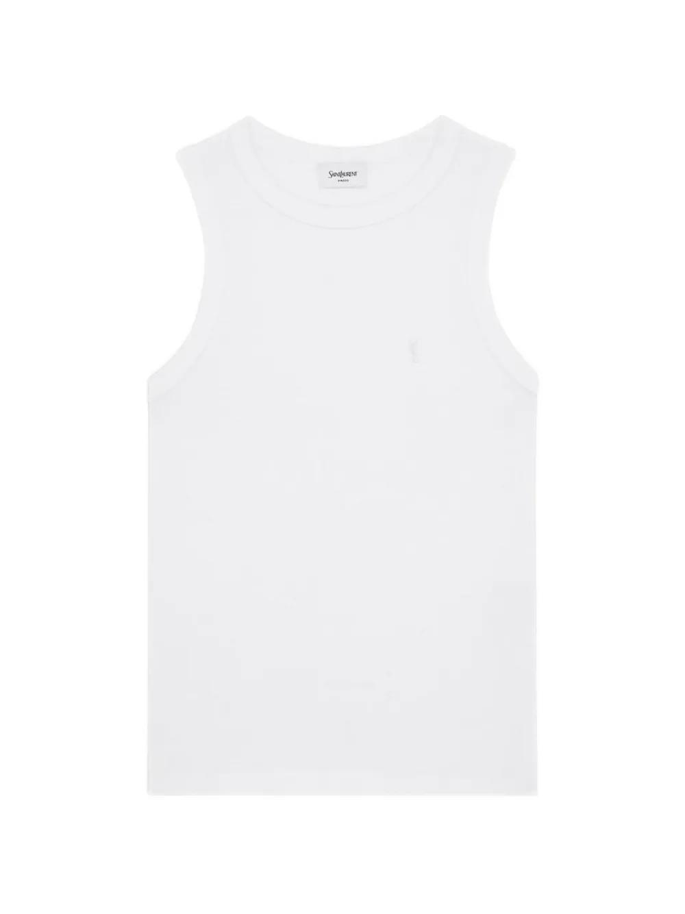 Women's Saint Laurent Sleeveless and tank tops | Lyst
