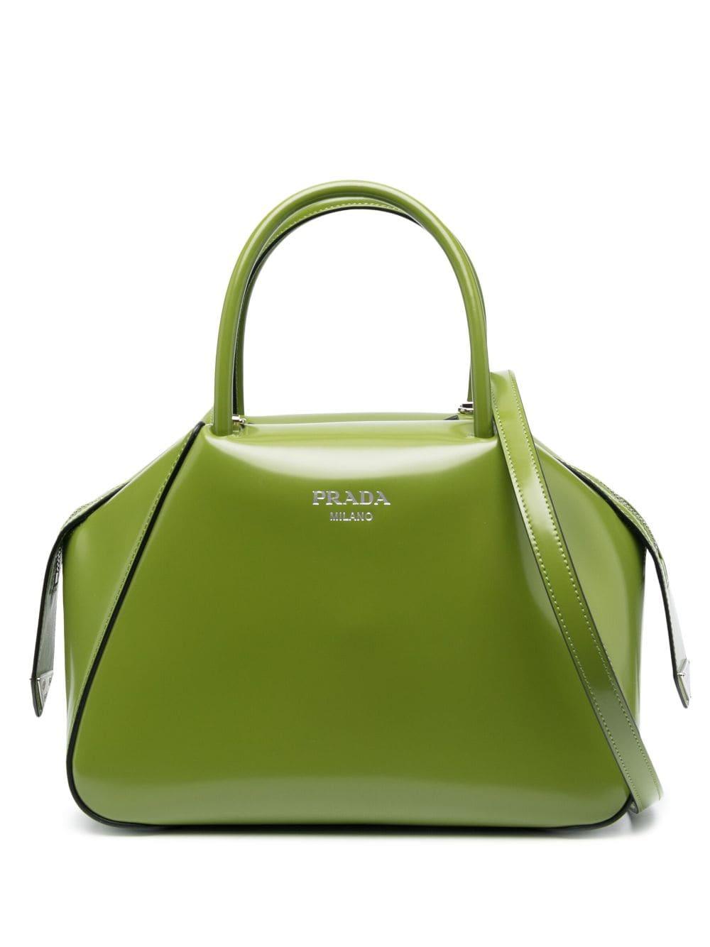 Prada Small Antique Nappa Leather Tote - Farfetch