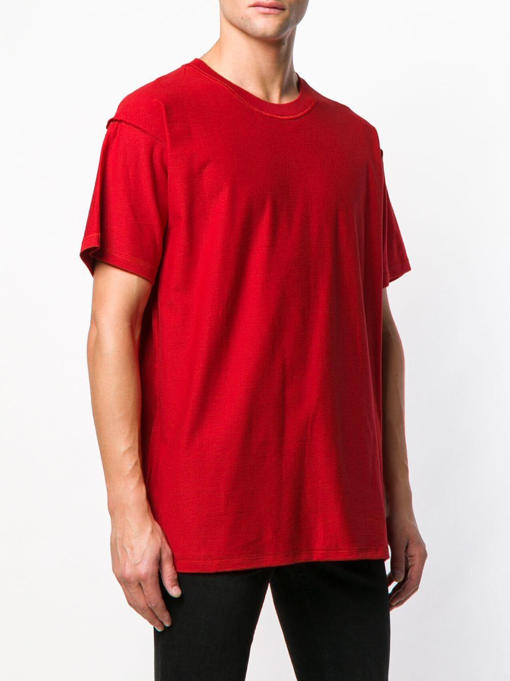 red represent tshirt