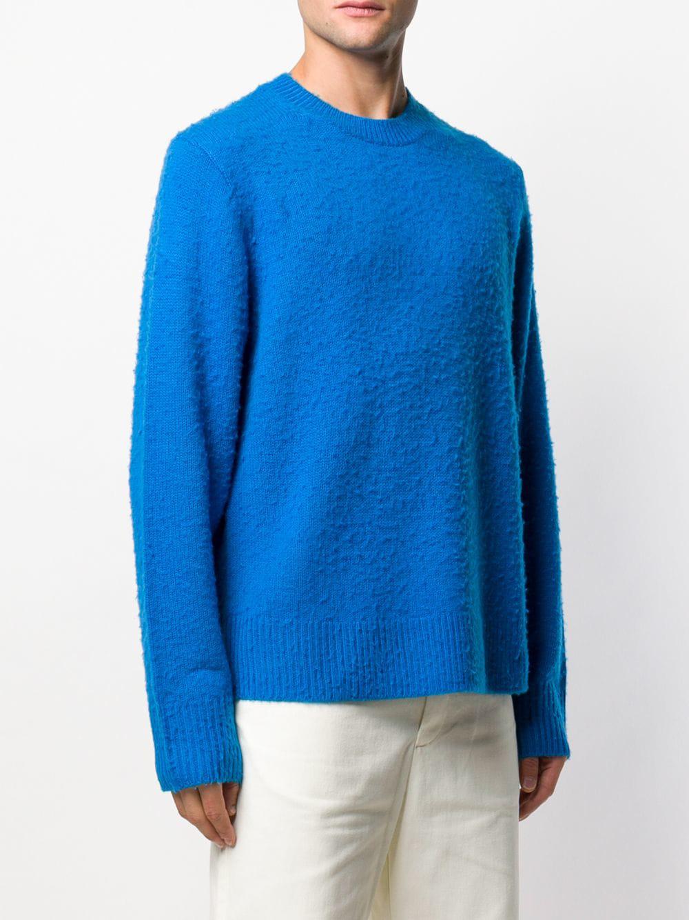 Lyst - Acne Studios Peele Crew Neck Sweater in Blue for Men