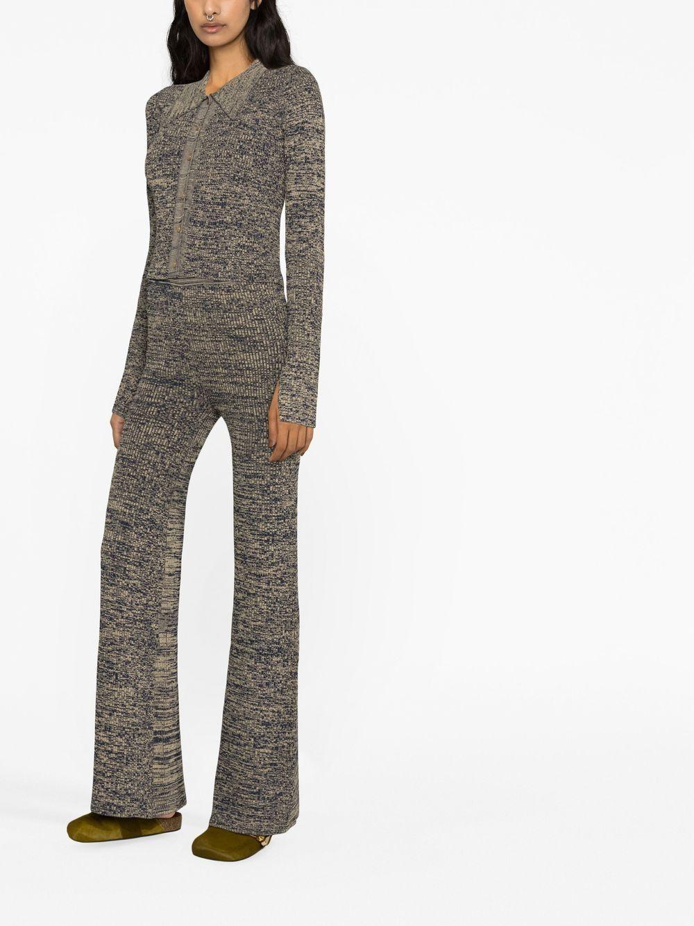 Remain Soleima Straight-leg Knitted Trousers in Gray | Lyst