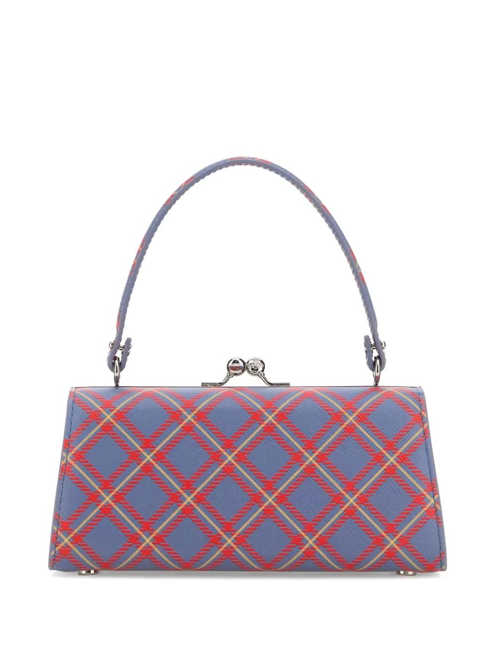 Vivienne Westwood Extra Large Doll Frame Tote Bag in Purple