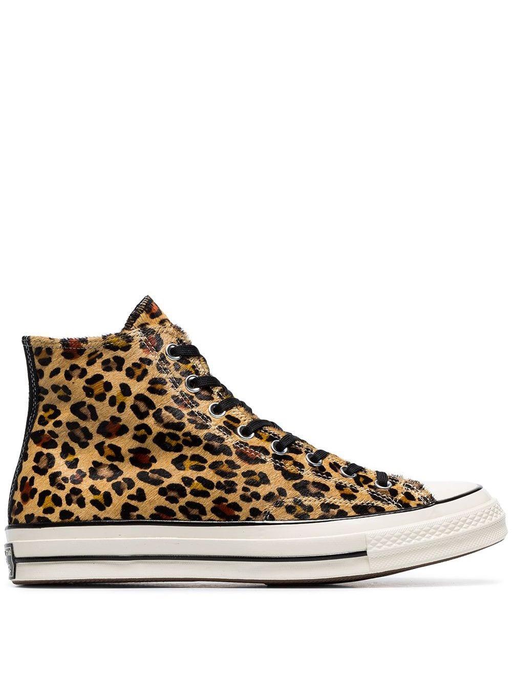 Converse Leopard Print Chuck Taylor High-top Sneakers for | Lyst