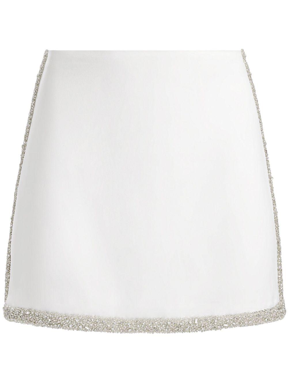 Alice + Olivia レディース ホワイト Aline ミニスカート スカート