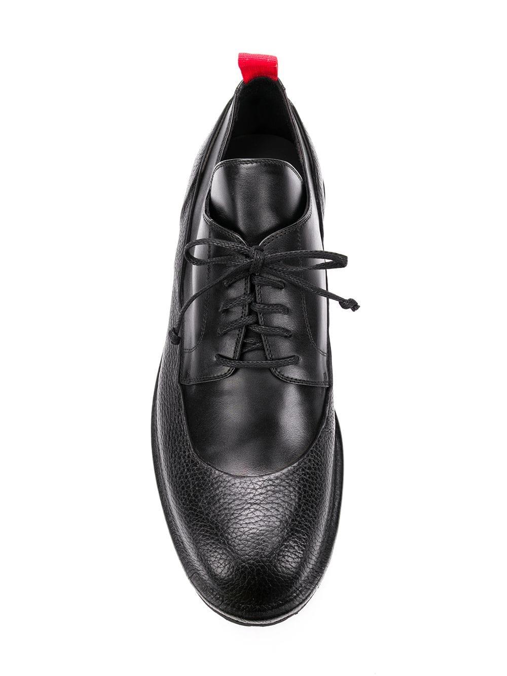 424 Leather Chunky Sole Derby Shoes in Black for Men | Lyst