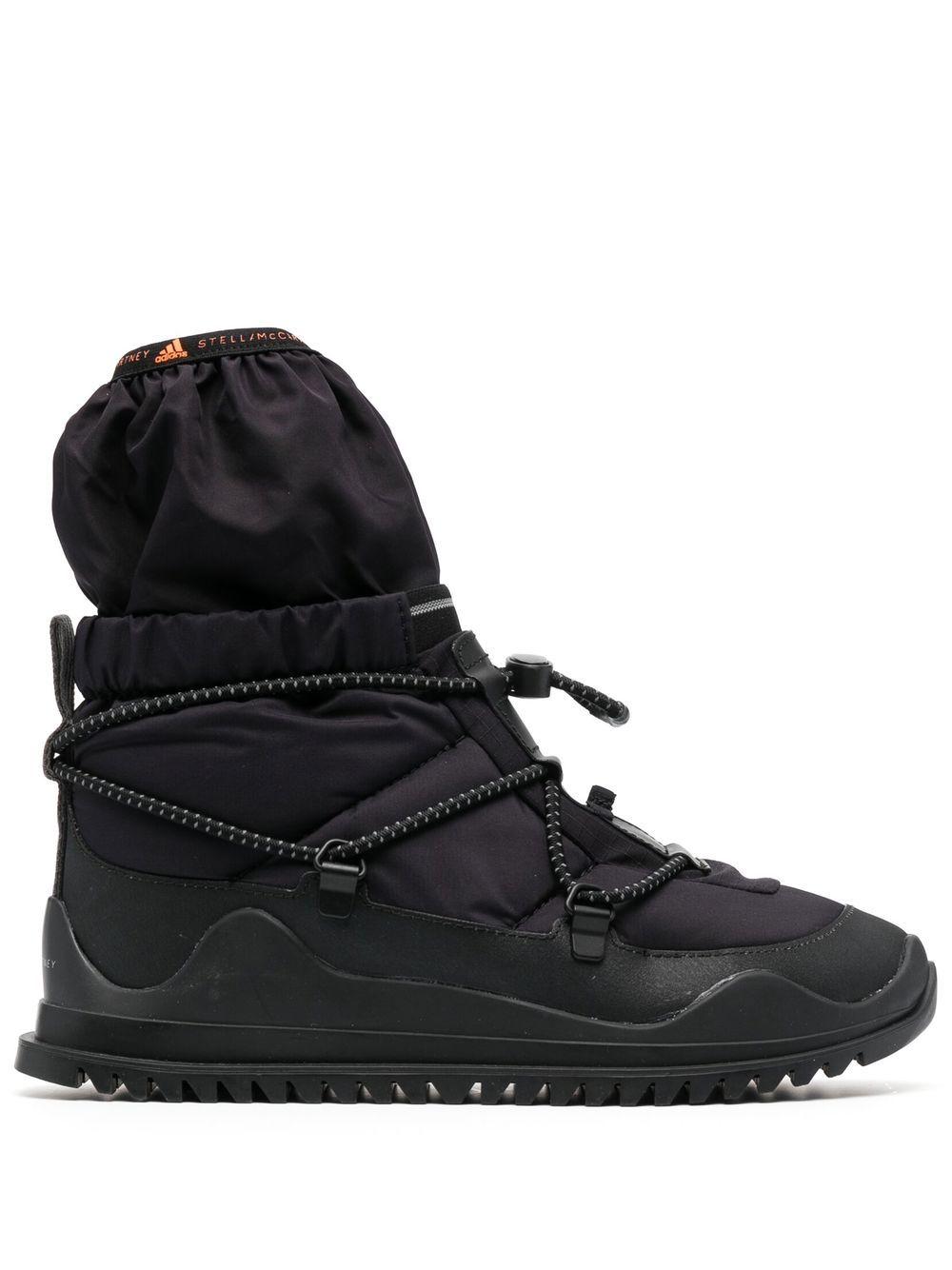 adidas By Stella McCartney Winter toggle-fastening Ankle Boots in Black ...