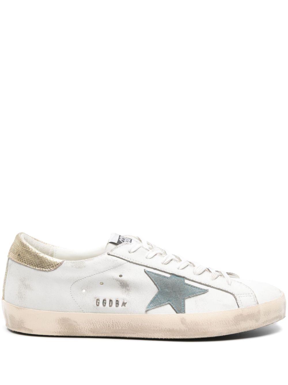 Golden Goose メンズ ホワイト Super Star スニーカー スニーカー