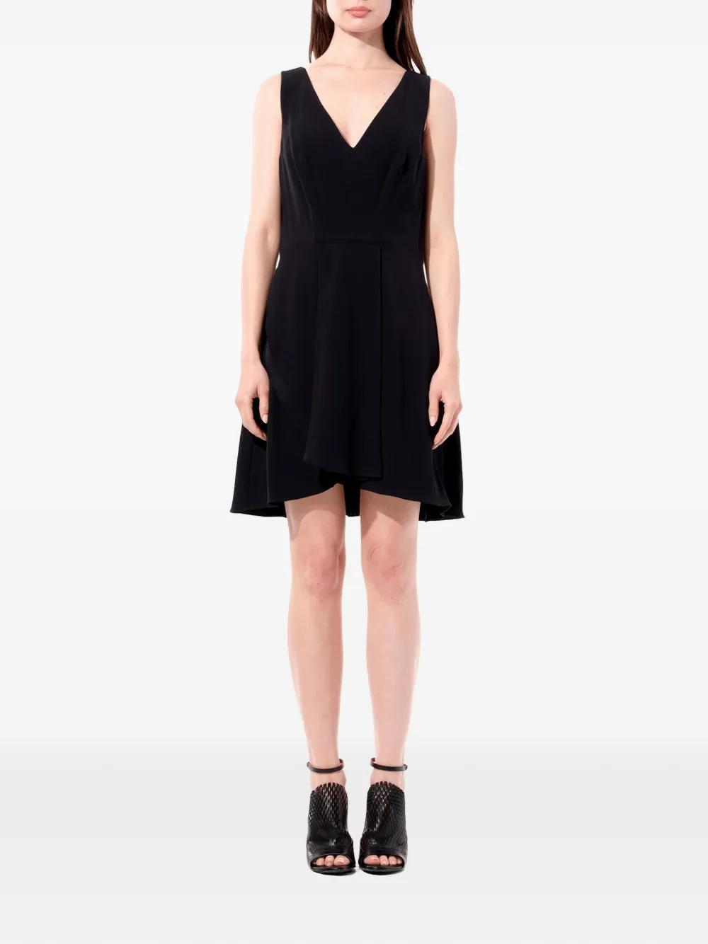 bodycon leather mini dress Black Vegan Leather Mini Dress