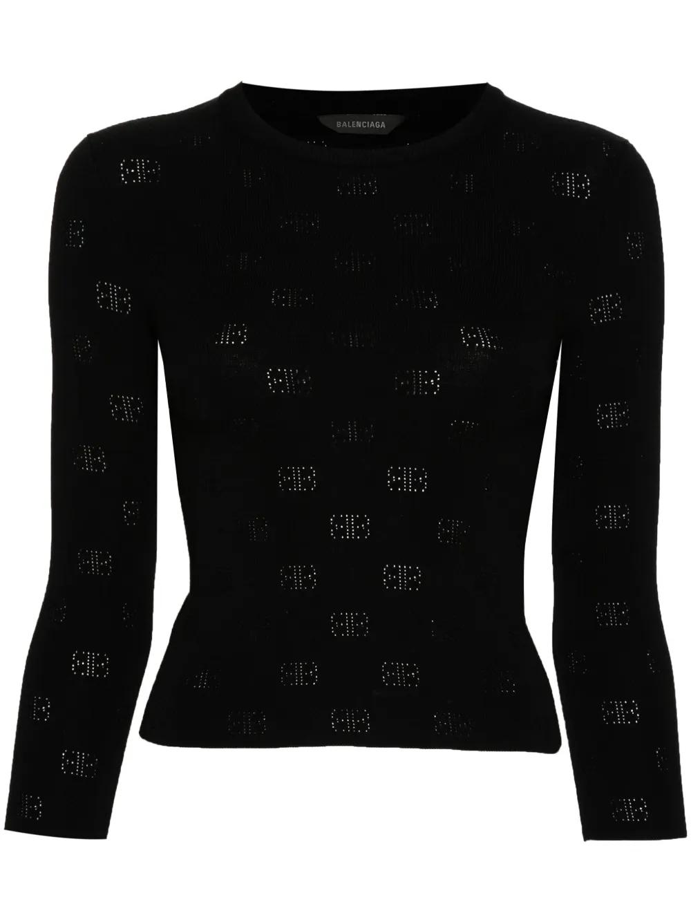 BALENCIAGA knit ニット BALENCIAGA - BALENCIAGA バレンシアガ 24AW Y2K Zip-Up