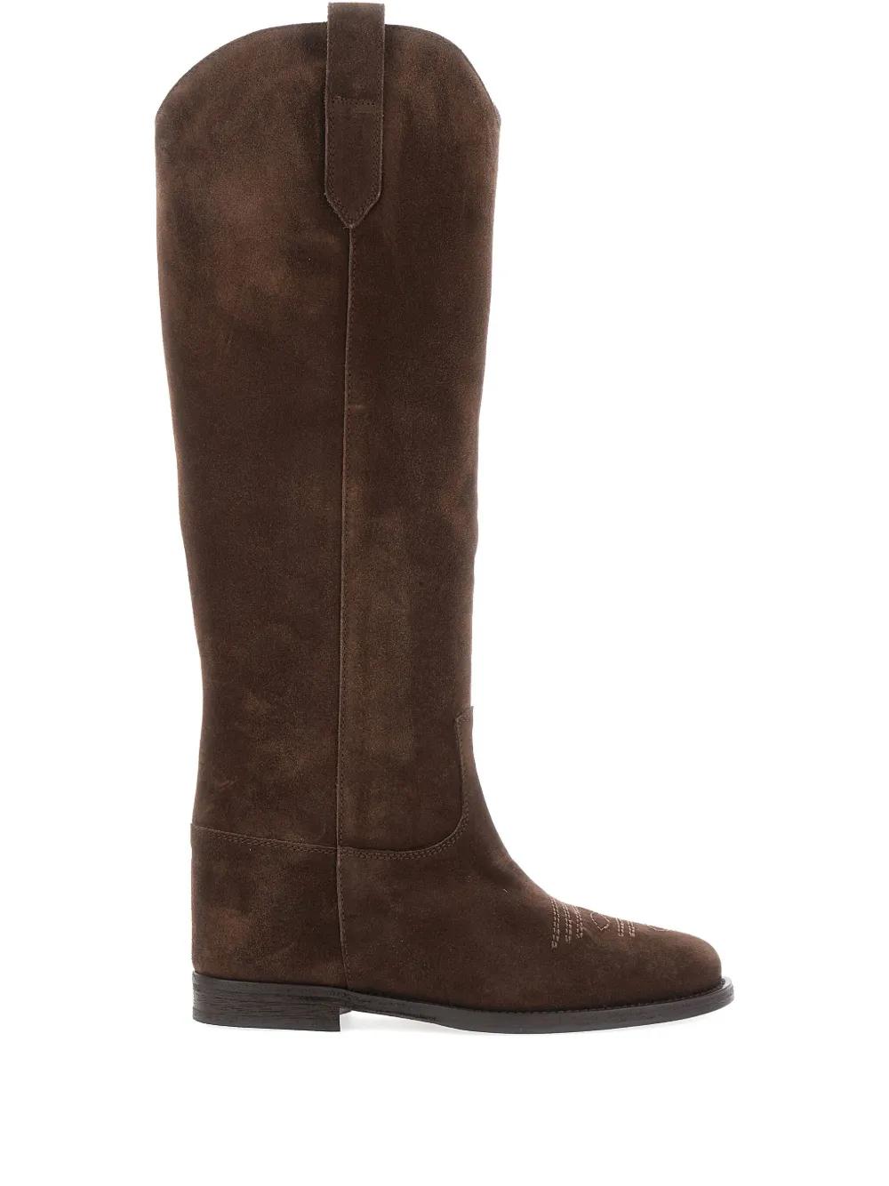 via roma 15 ロングブーツ Via Roma 15 LONG ブーツ(Suede)（ロングブーツ）｜MUSE de Deuxieme