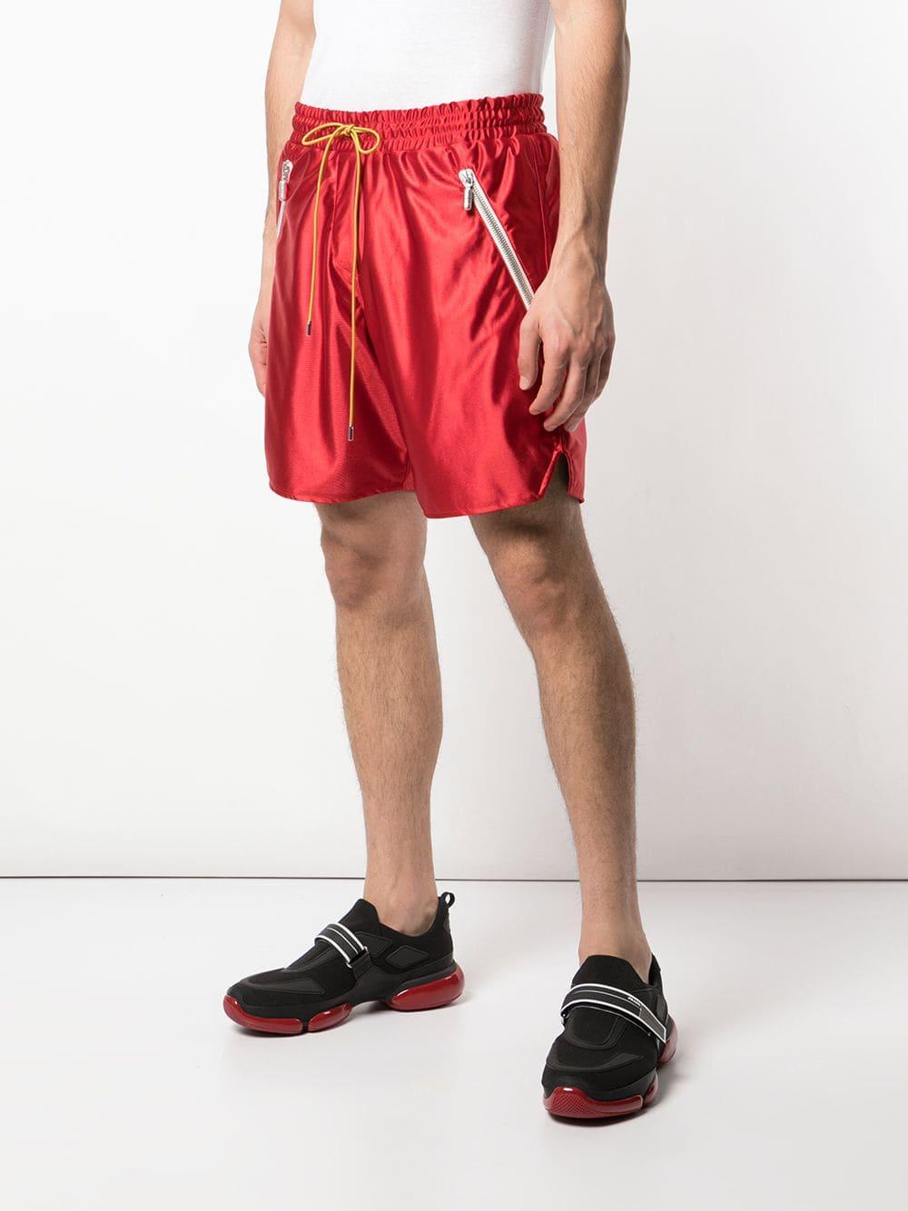 Rhude Cotton Pe Shorts in Red for Men - Lyst
