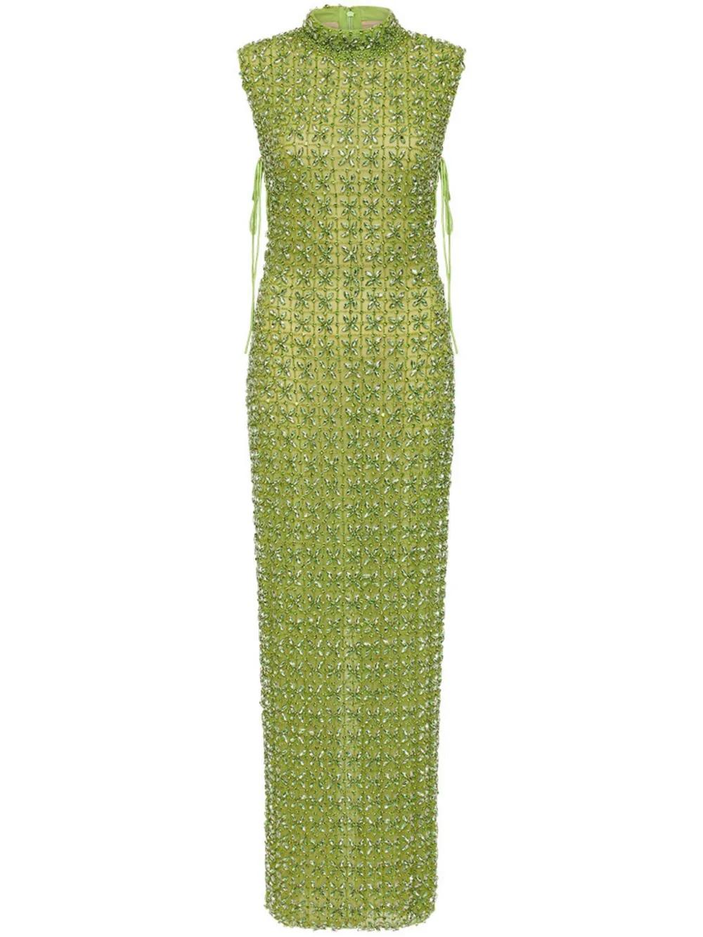 Rachel Gilbert Indi Gown in Green Lyst Australia