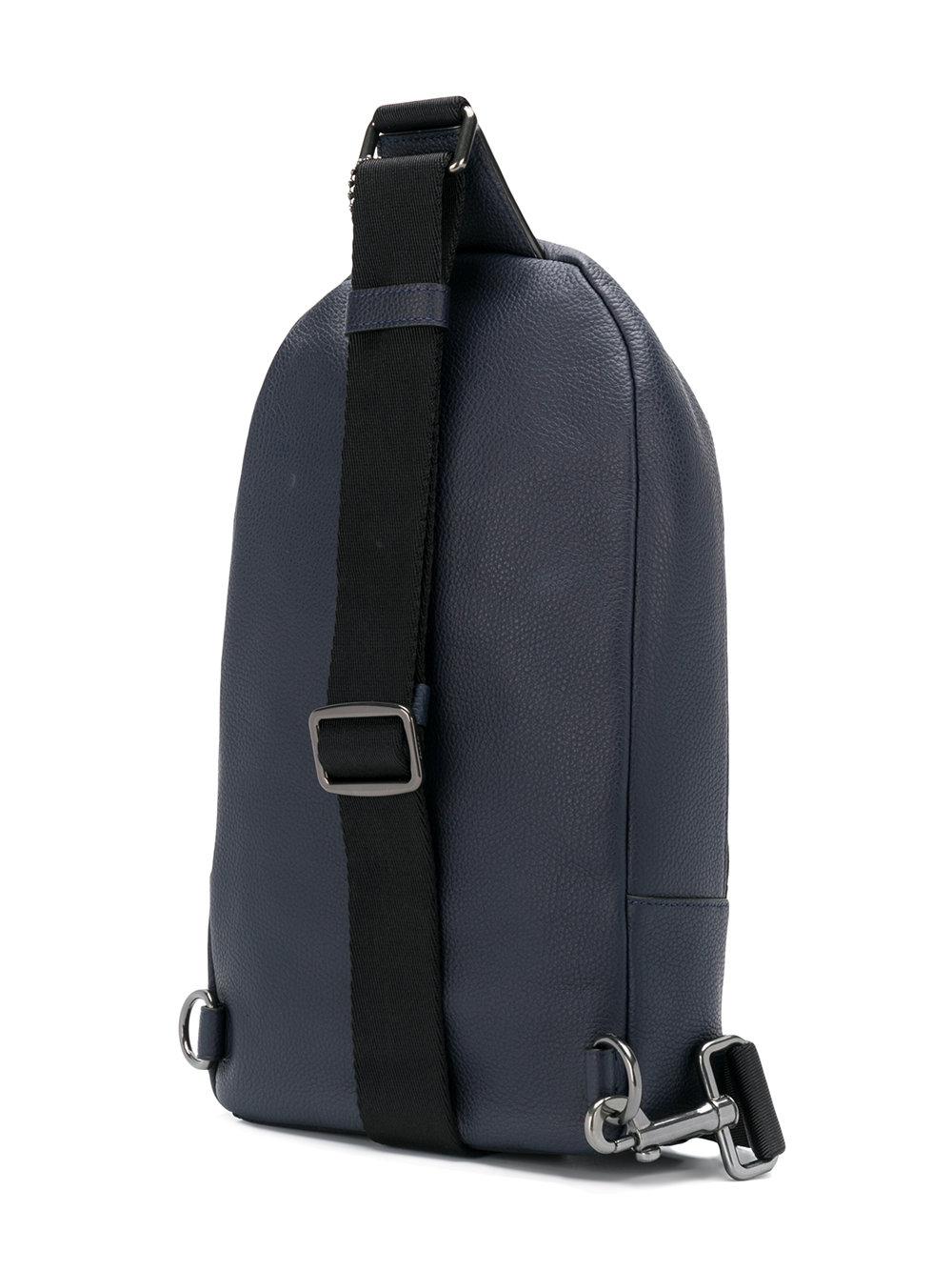 Whose Dialogue Addition COACH Crossbody Strap Backpack in Blue for Men | Lyst