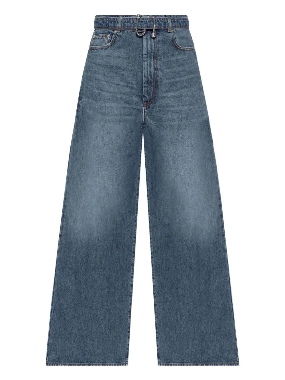 【関税&送料込】Sportmax Stretch Denim Medicea Jeans 5-pocket dark-wash jeans - RUNWAY, midnightblue | Sportmax