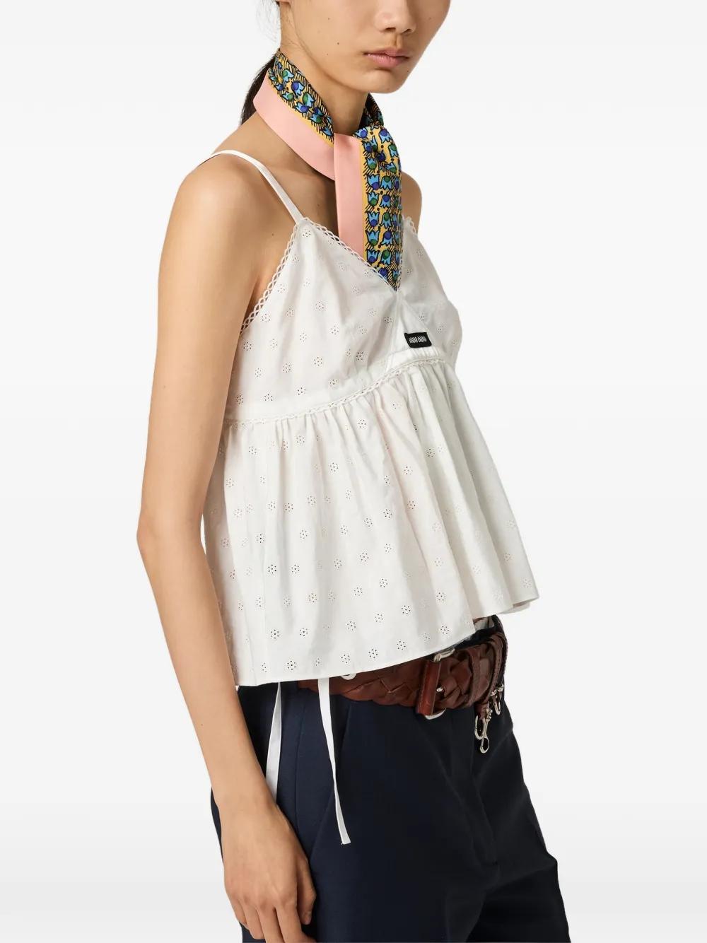 Miu Miu Sleeveless and tank tops for Women | Online Sale up to 49