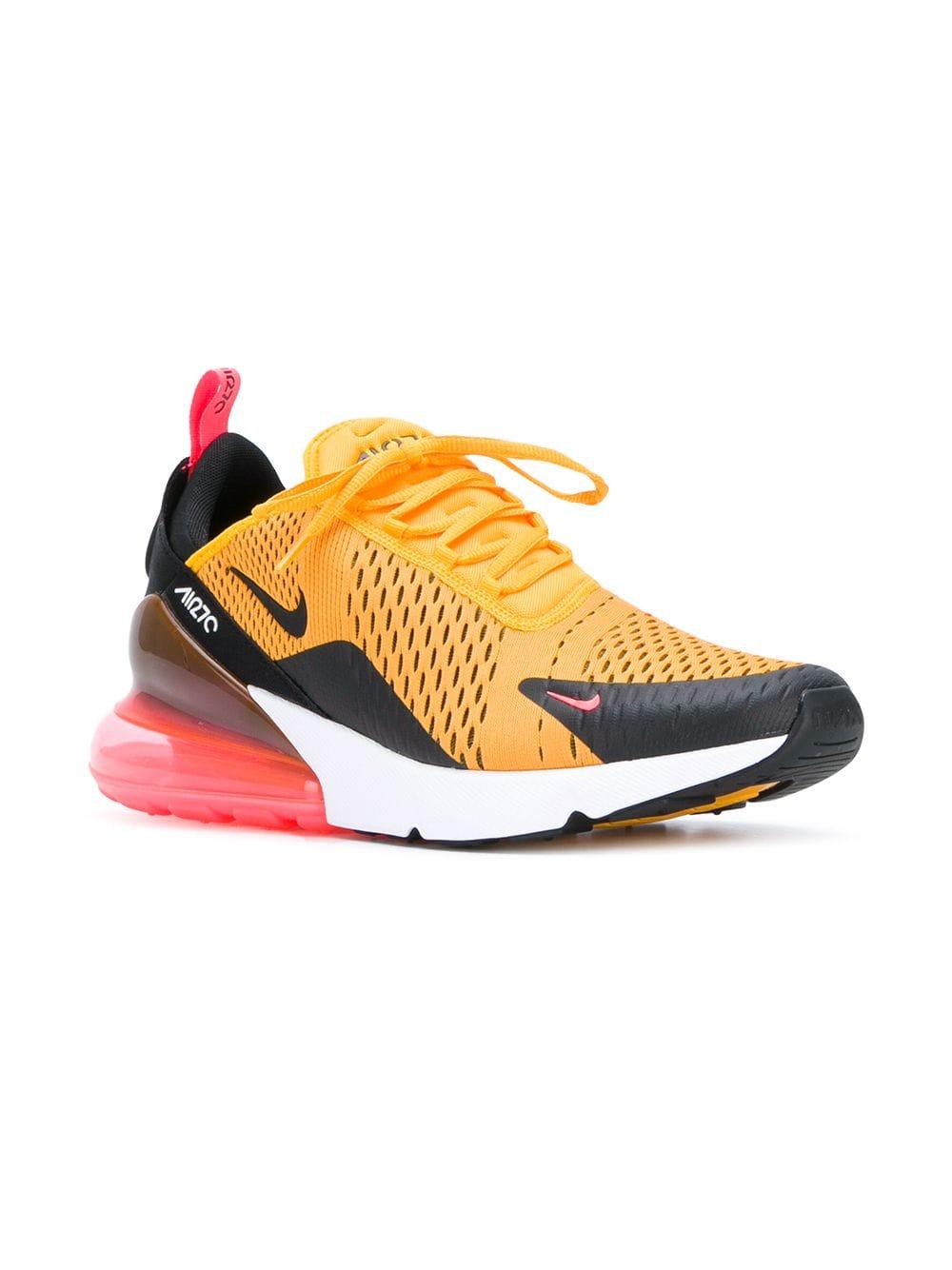 Nike Air Max 270 Sneakers in Yellow for Men - Lyst