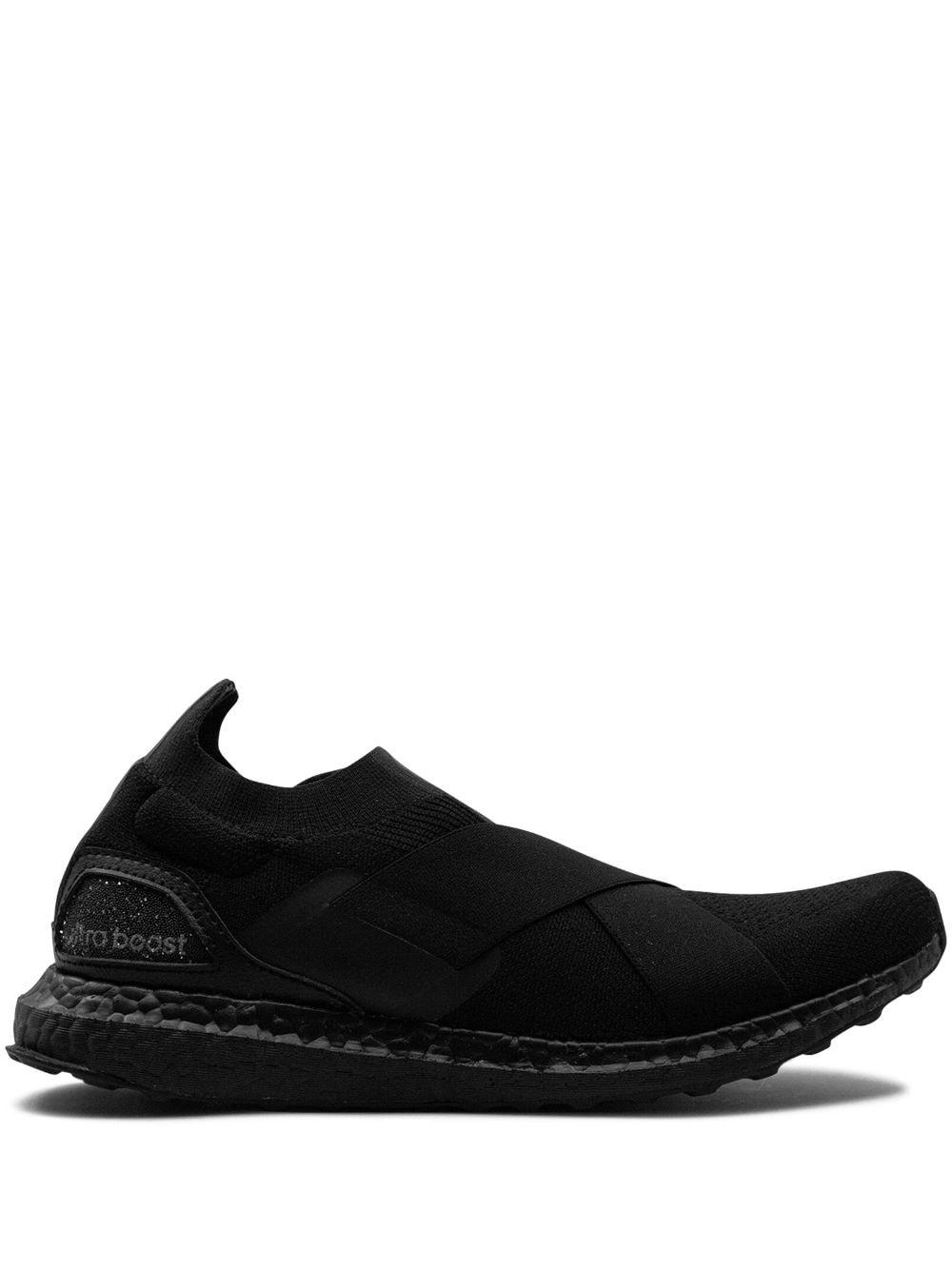 Black adidas slip on online