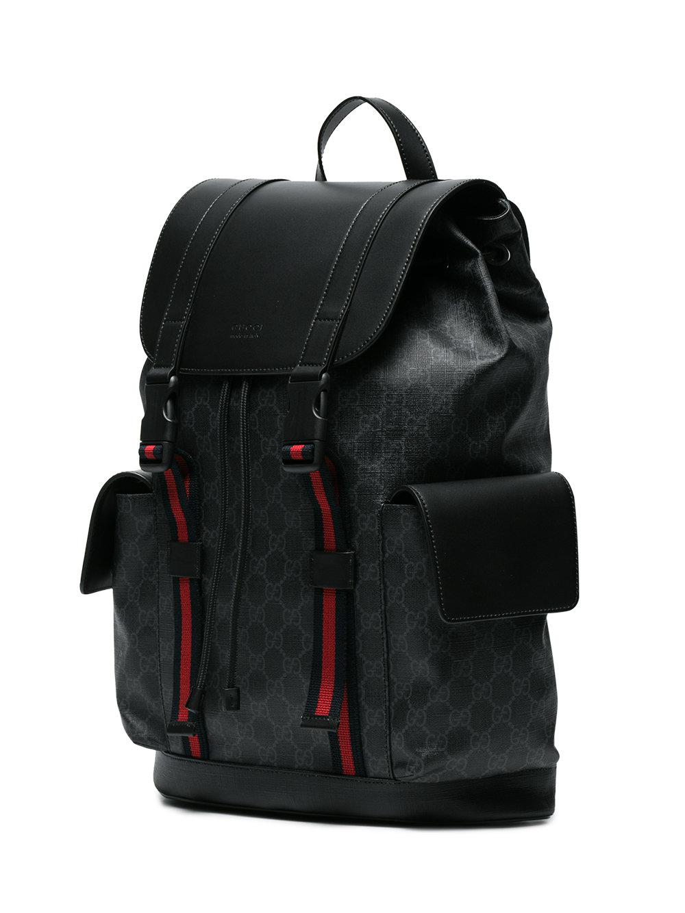 GG Supreme Black Backpack