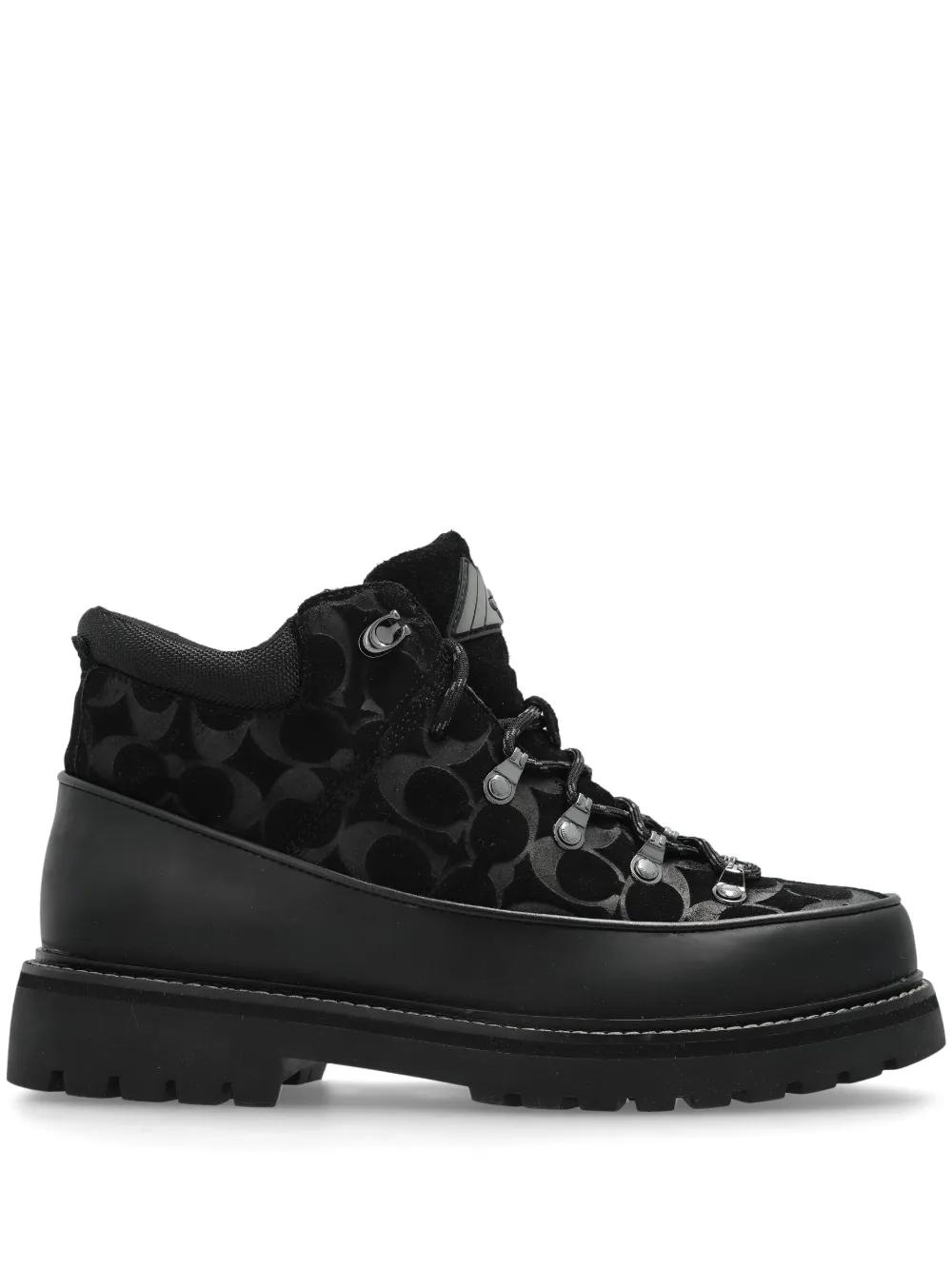 COACH Bradley Hiker Boots in Black for Men Lyst