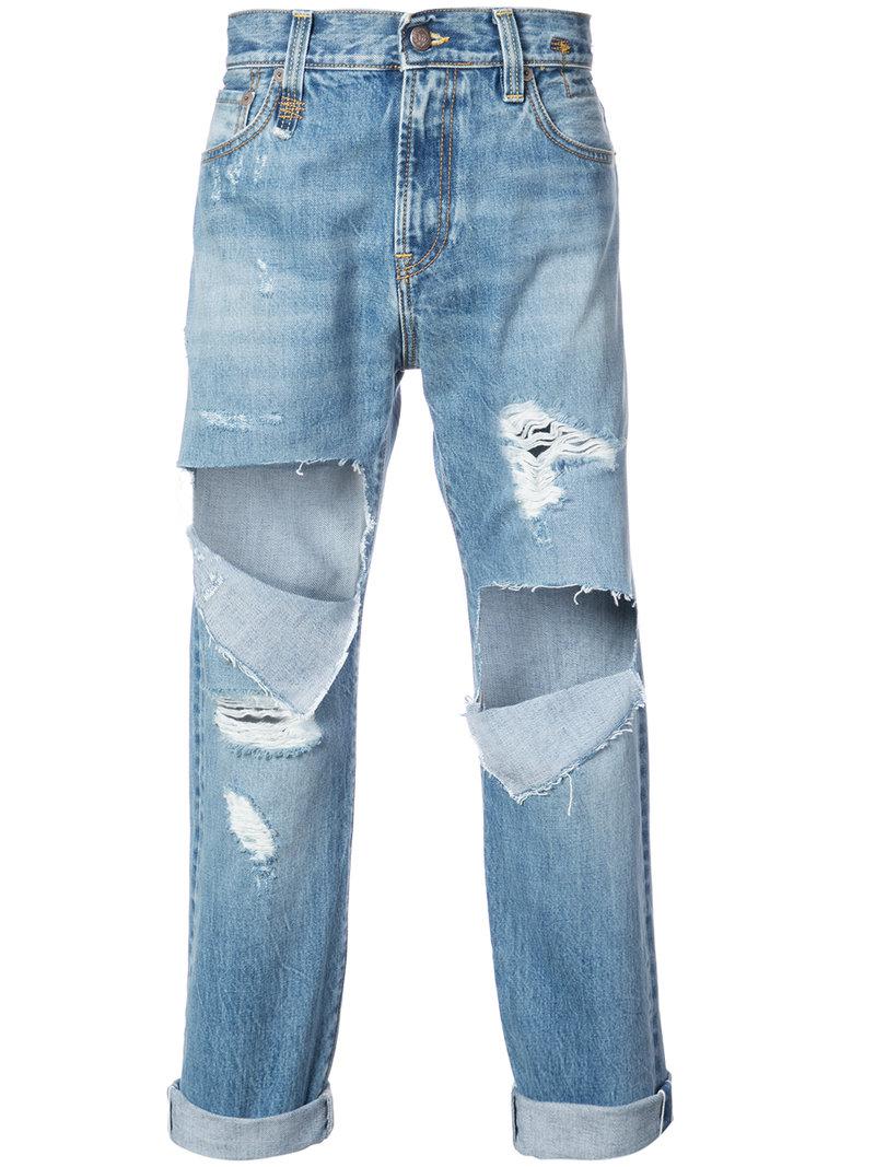 R13 Denim Jasper Jeans in Blue for Men - Lyst
