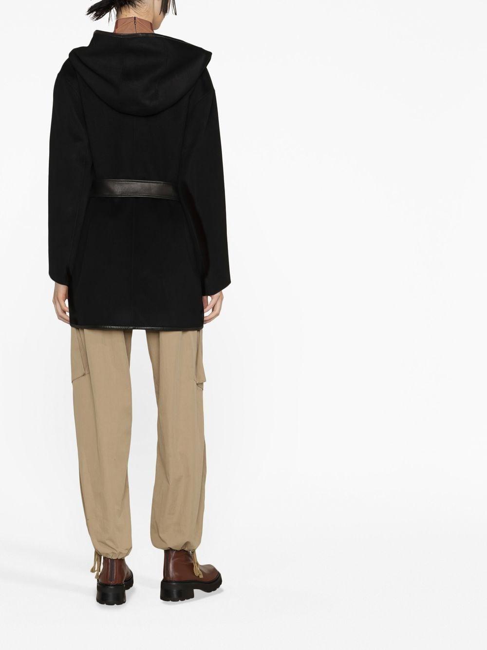amina double face wool robe coat