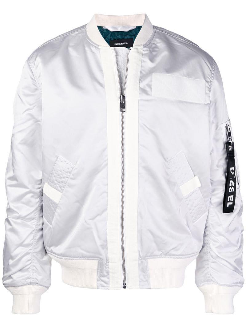 diesel white jacket