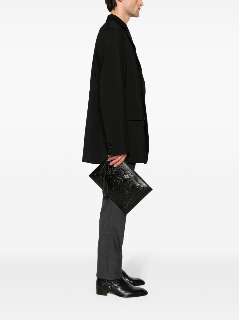 Versace Medusa Biggie Barocco Clutch Bag in Black for Men | Lyst