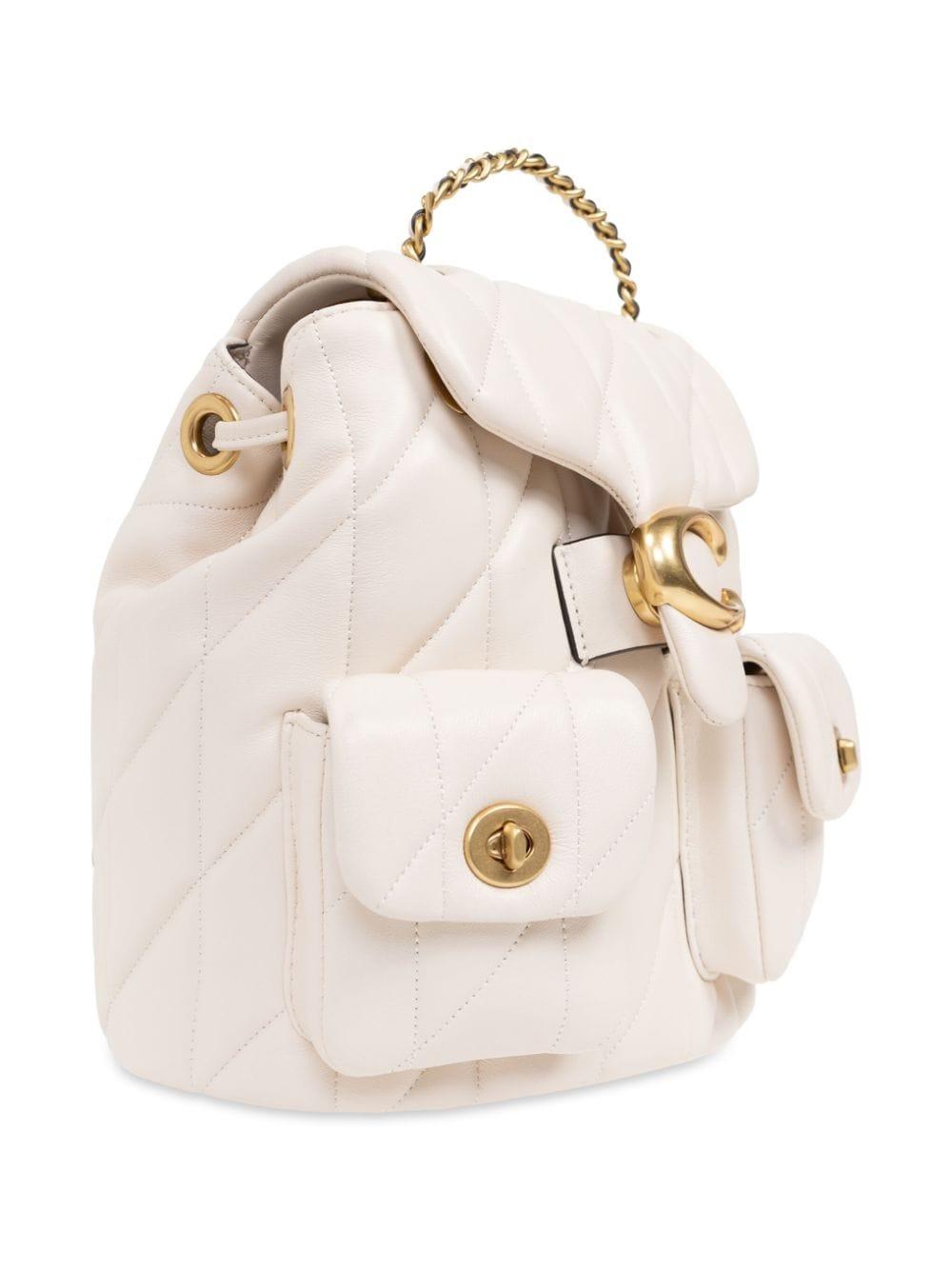 COACH Tabby Backpack in White Lyst UK