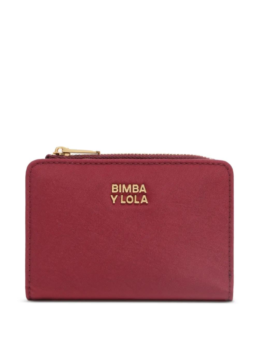 Bimba Y Lola Logo-Detail Wallet in Red Lyst UK