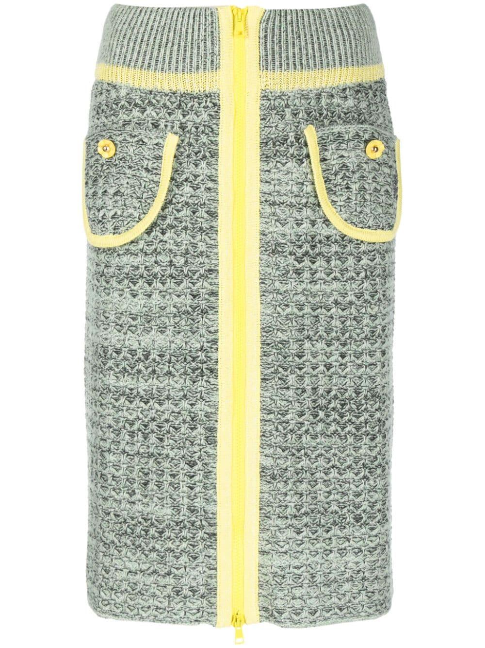 CORMIO bow-detail Knitted Skirt - Farfetch
