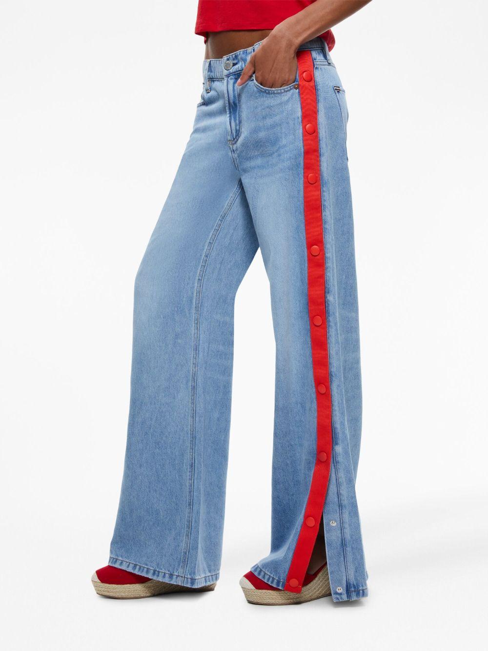 Blue Jeans Jeans With Stripes Down The Side Womens WOMENS VINTAGE