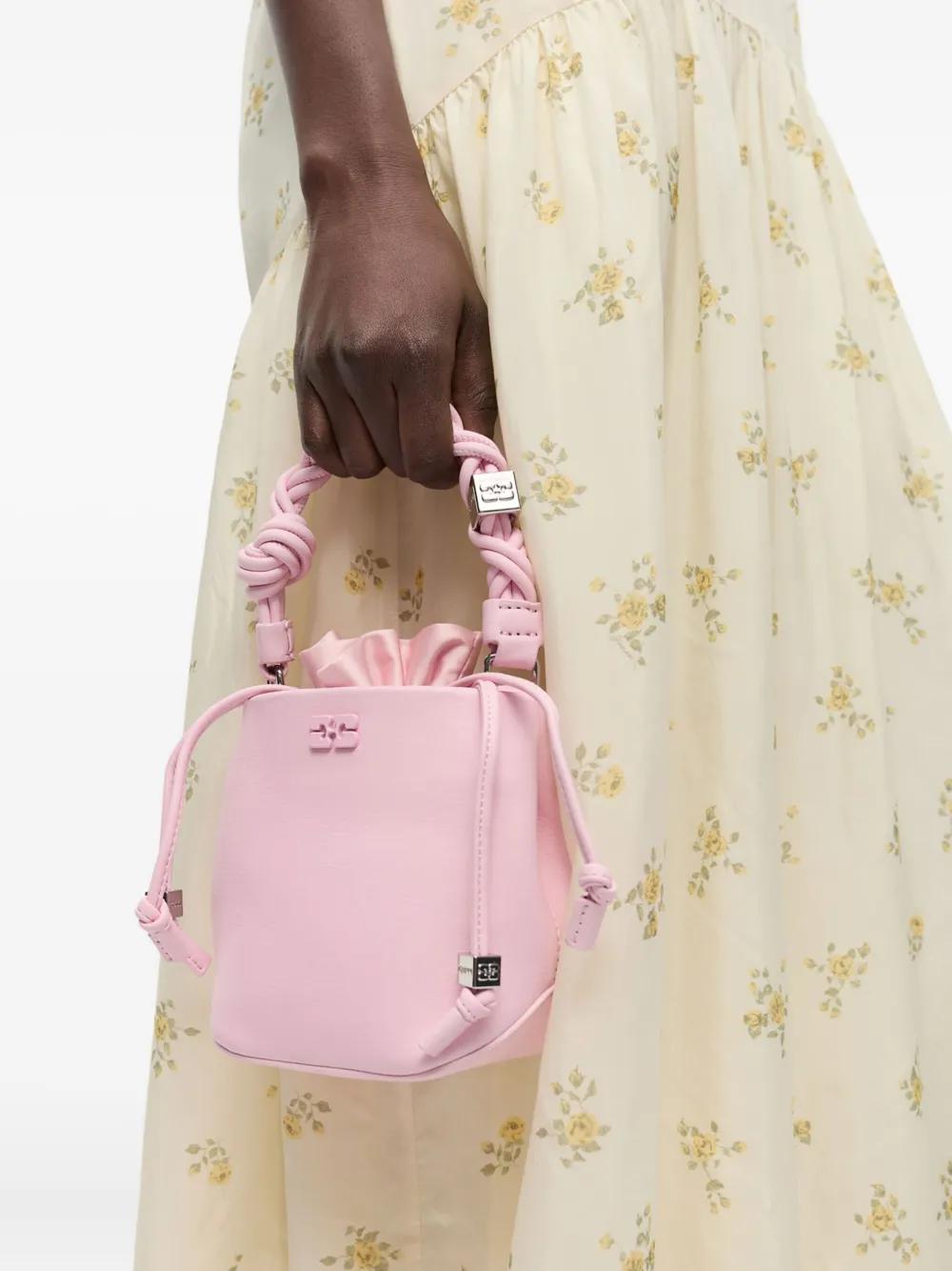 Ⓜ️新品　GANNI bou bucket bag ピンク　garni Ganni Mini Bou Bucket Bag in Pink | Lyst