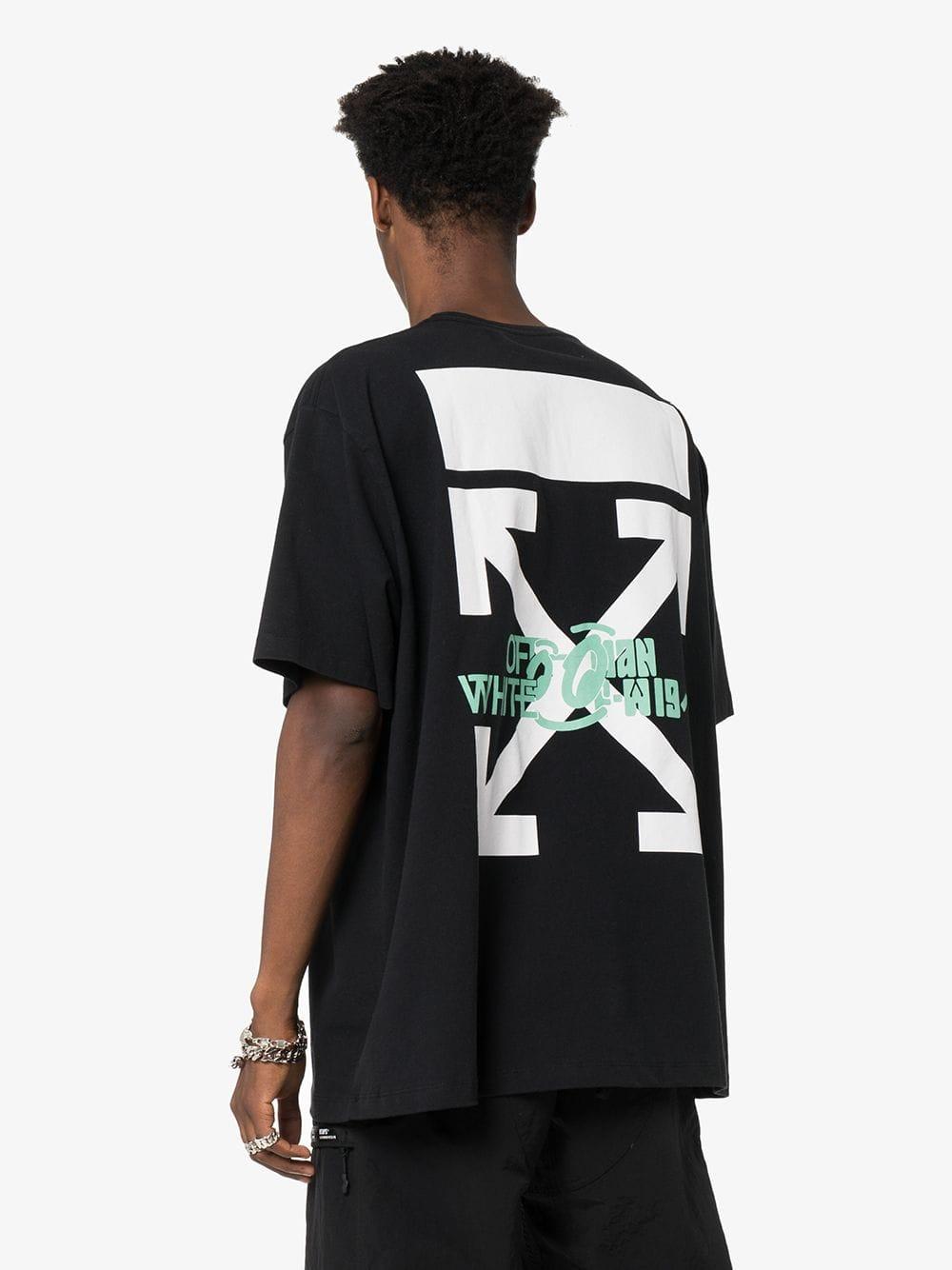 off white waterfall tee