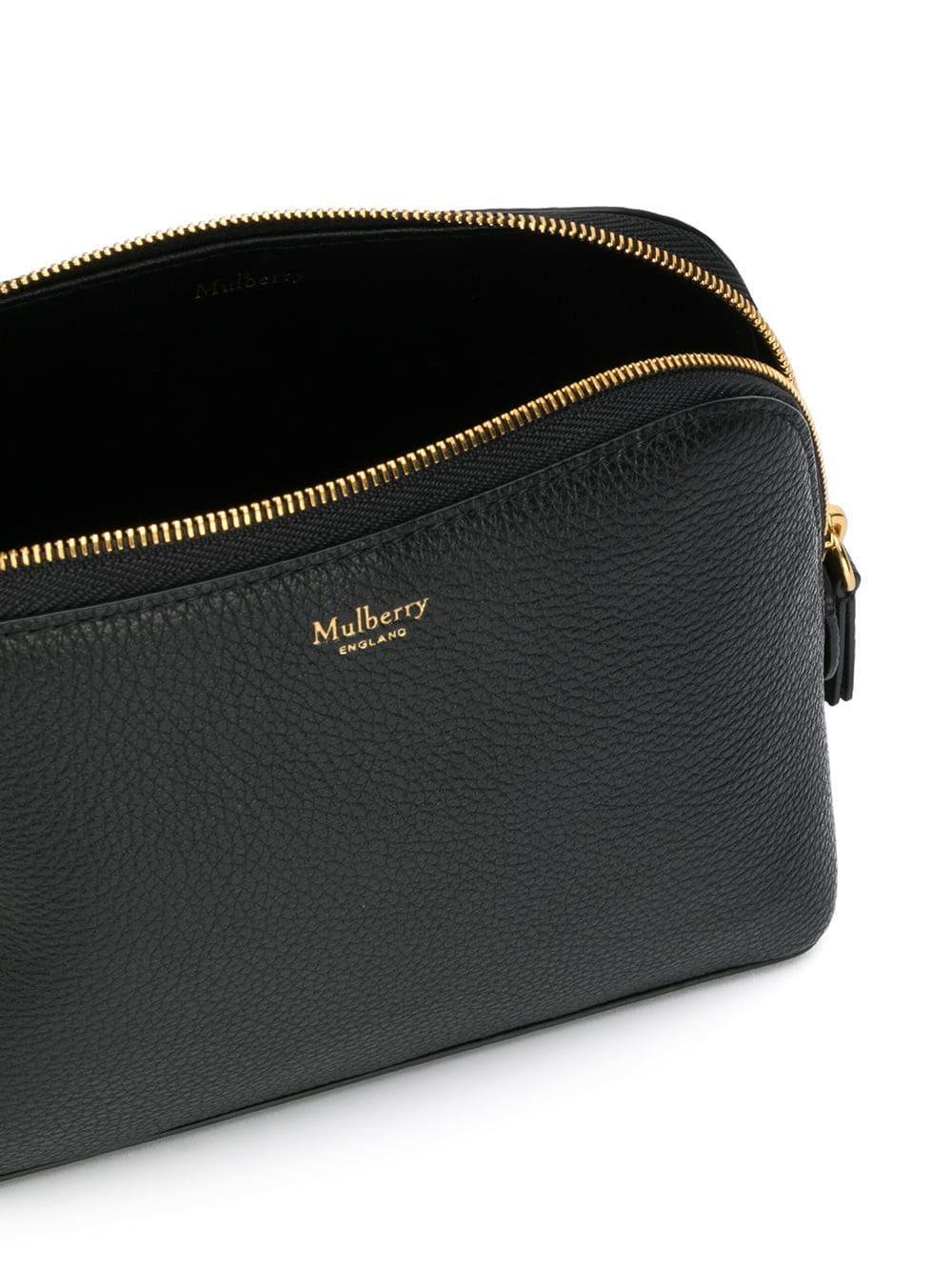 Mulberry Leather Continental Cosmetic Pouch Scg in Black | Lyst