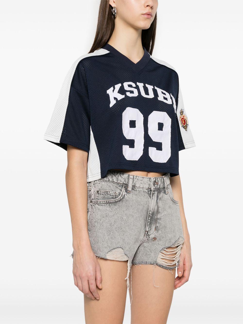 トップス blur symbol t-shirt cropped theredthread blur symbol t-shirt cropped theredthread