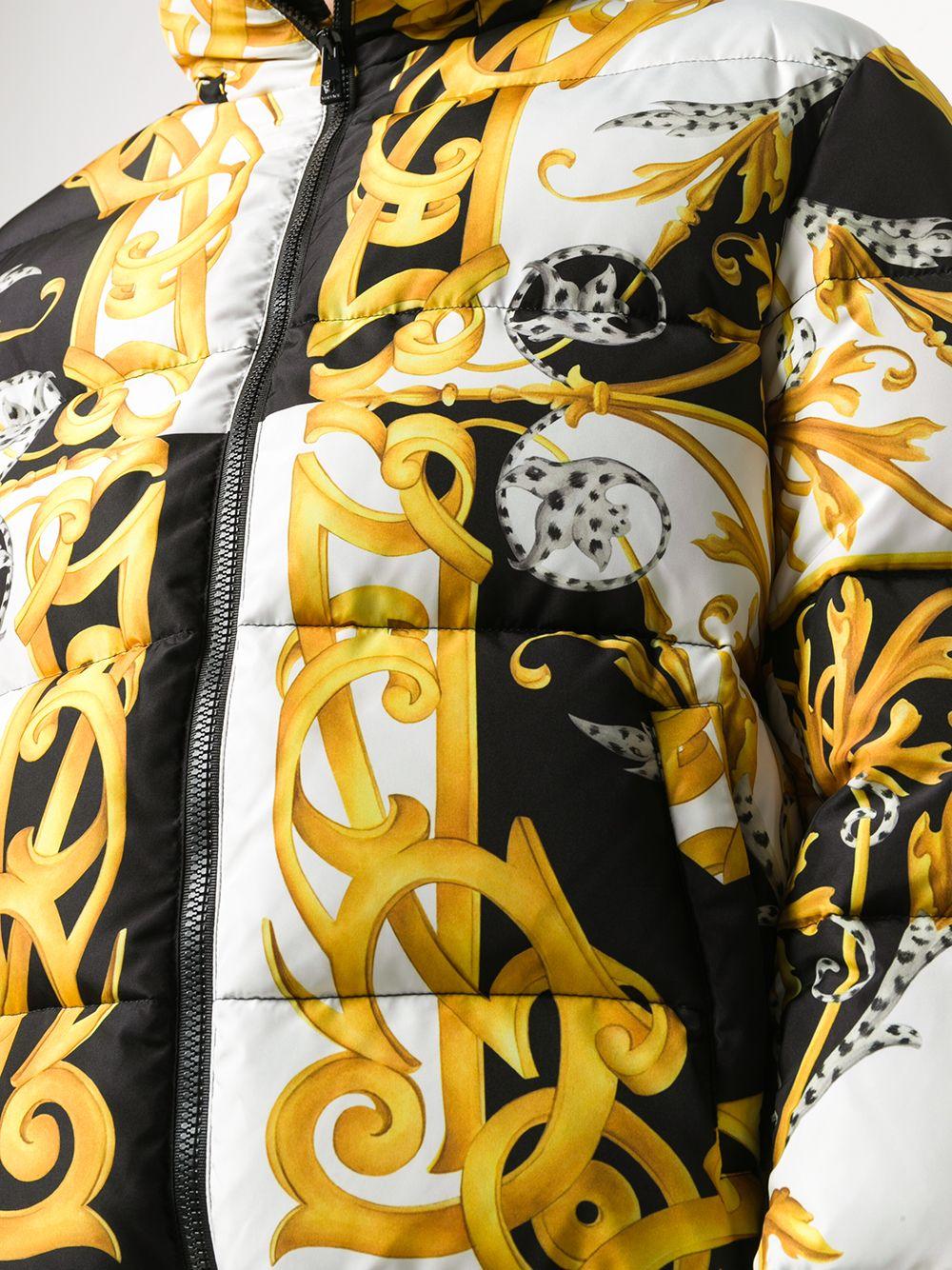 Baroque print beach jacket best sale