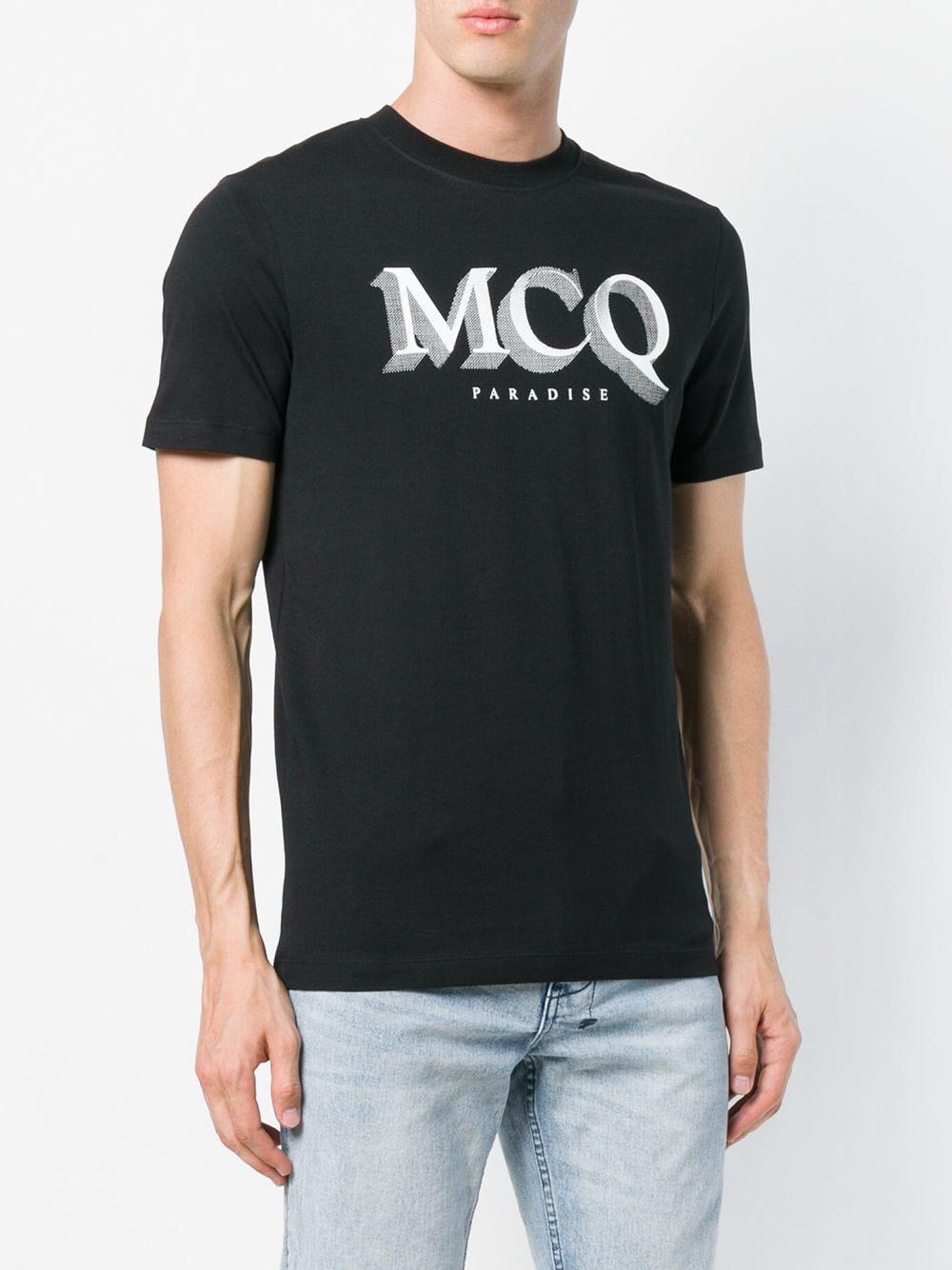 McQ Cotton Paradise Logo T-shirt in 
