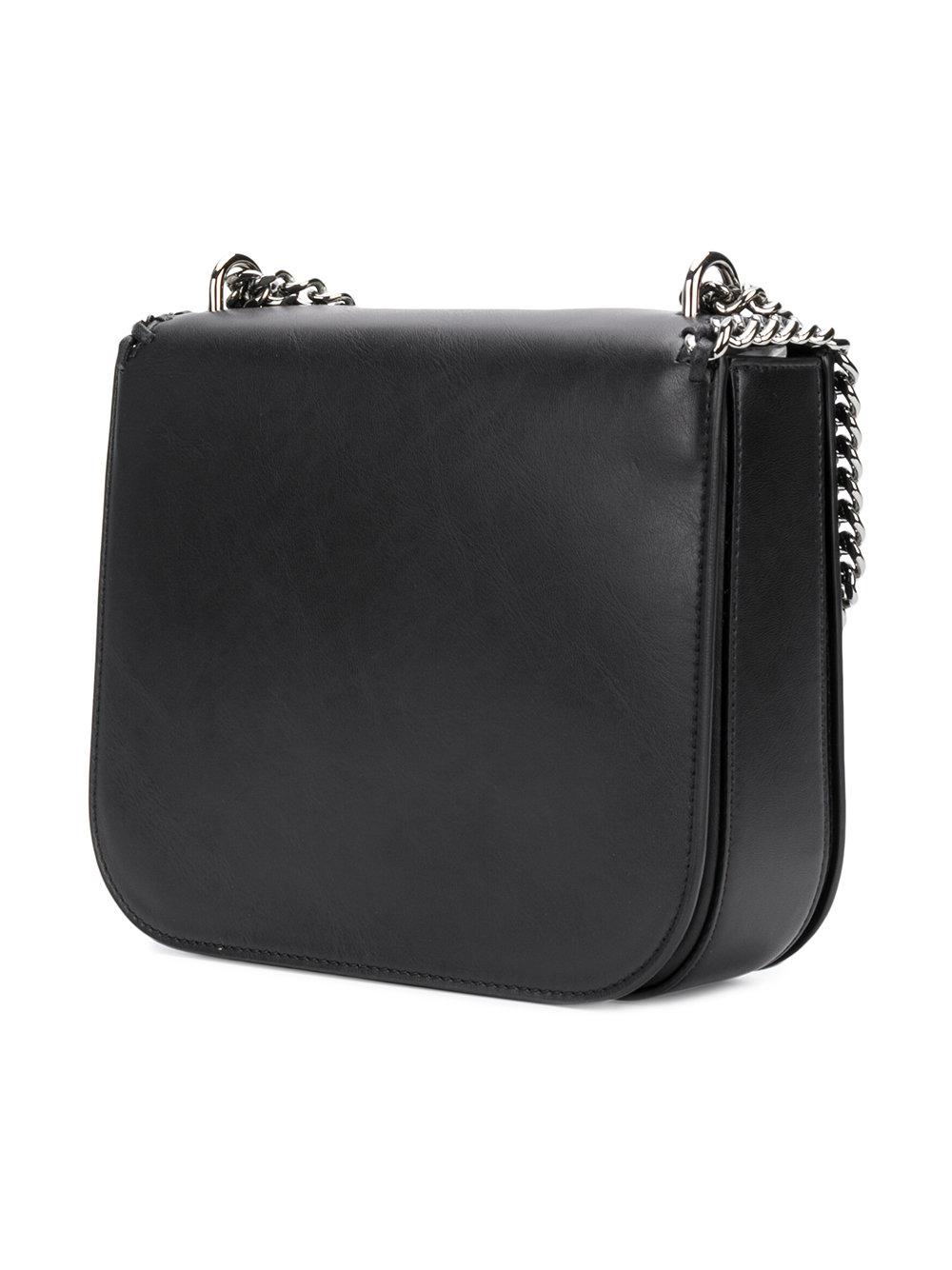 Stella McCartney Falabella Box Stars Shoulder Bag in Black | Lyst