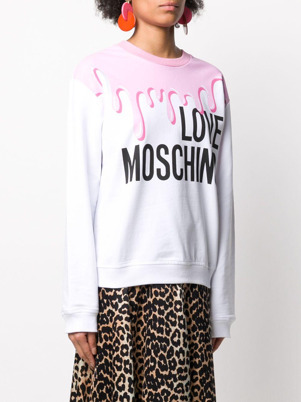 moschino white jumper
