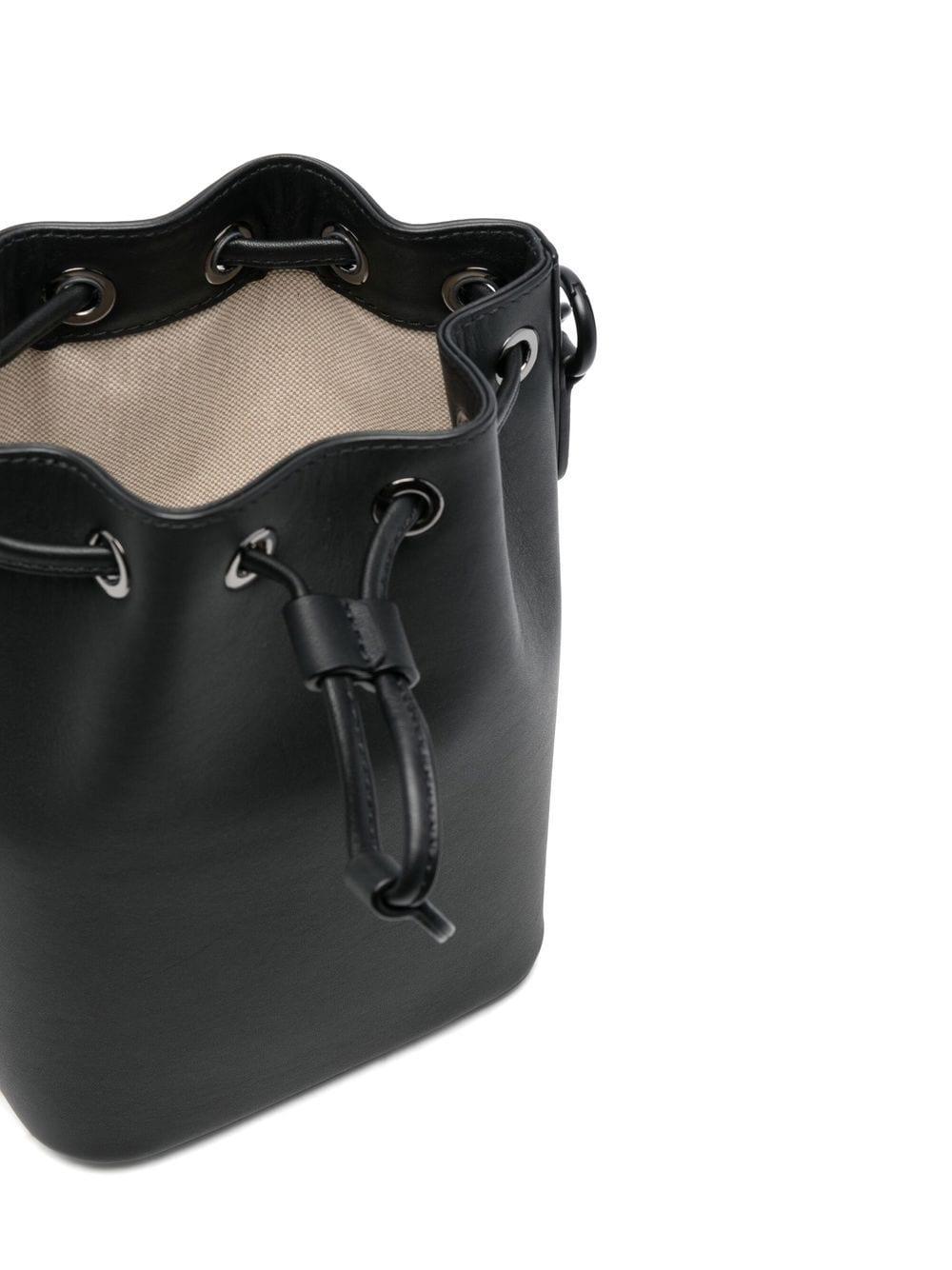 Black mcm online bucket bag
