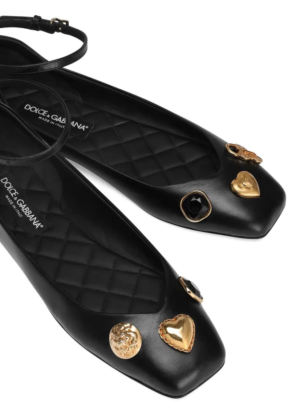 フラットシューズ DOLCE & GABBANA PRINTED SATIN BALLERINA Dolce & Gabbana Ballet flats and ballerina shoes for Women