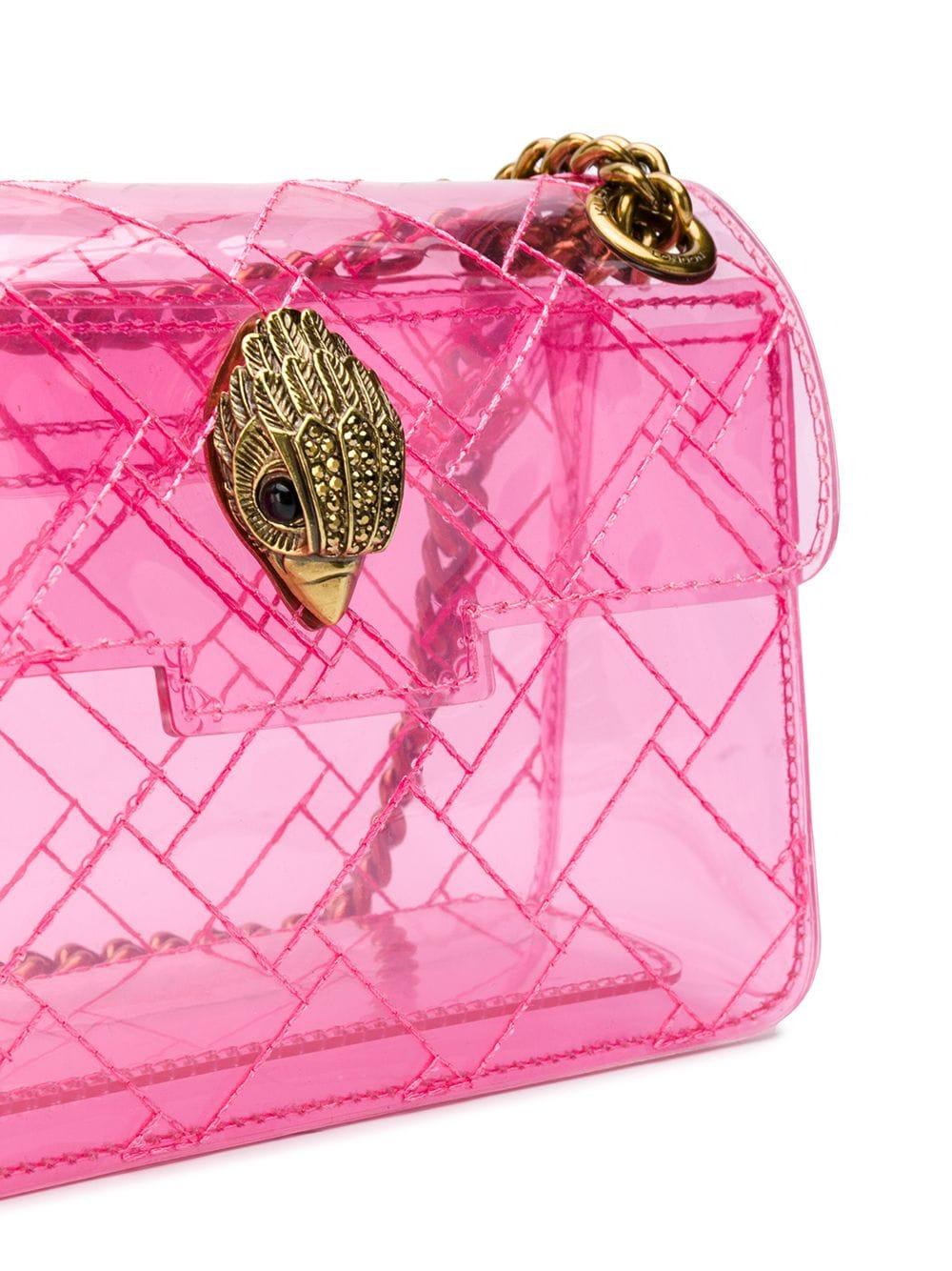 Kurt Geiger Transparent Mini Shoulder Bag in Pink | Lyst