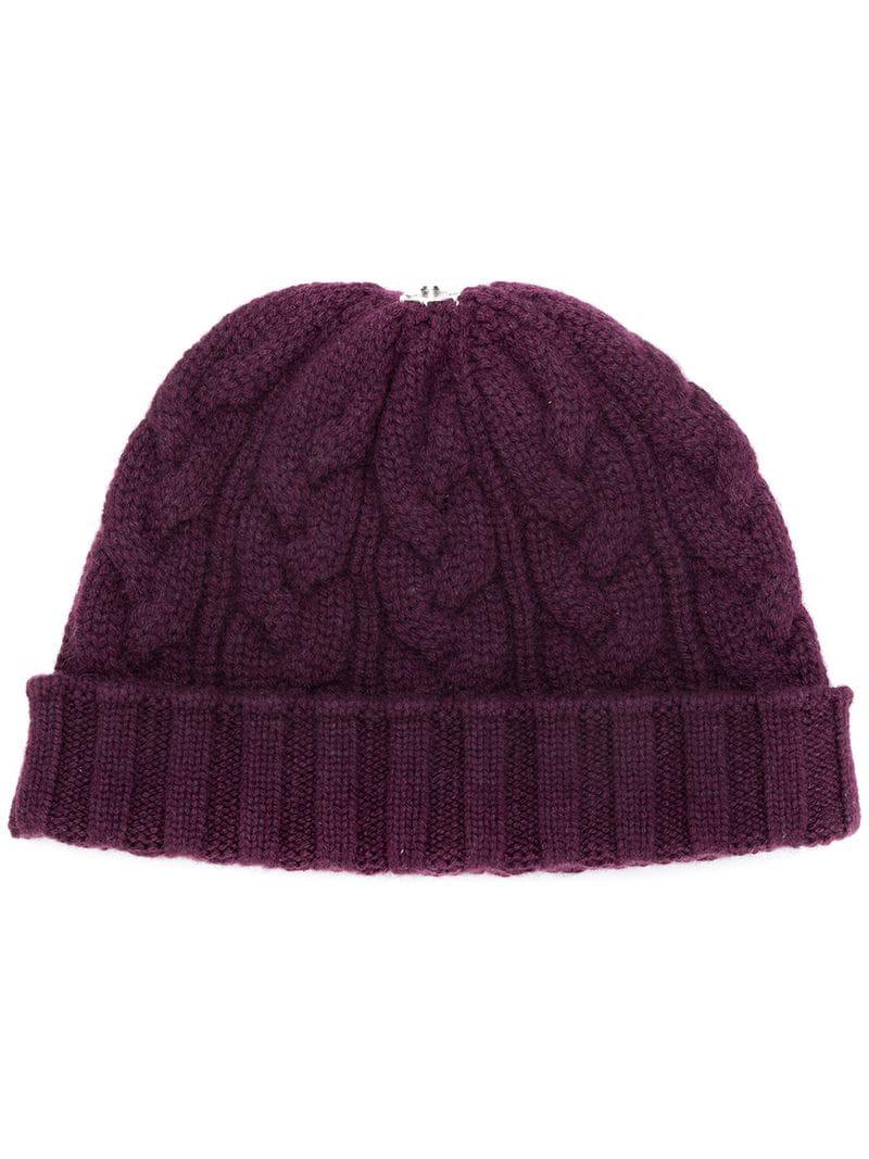 cashmere pom beanie