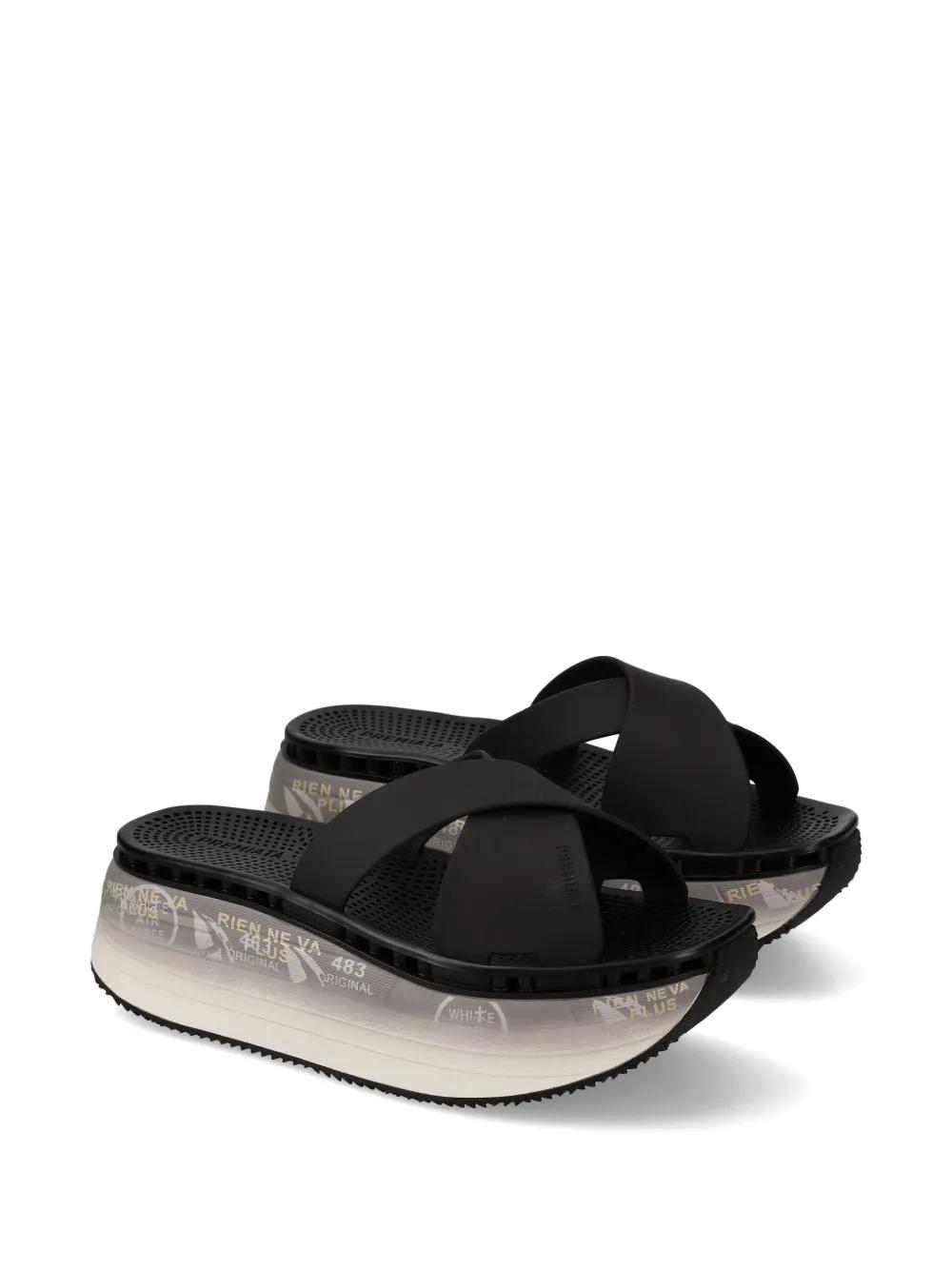 サンダル・ミュール PREMIATA SS24 SLIDE SANDAL (M6650_NERO) Premiata Slide Sandal | italist