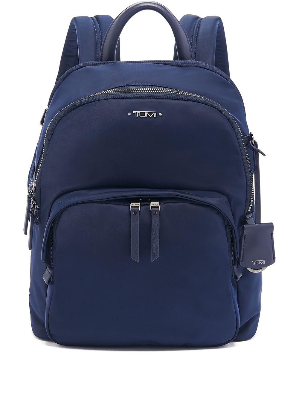 Tumi Leather Dori Logo Backpack in Blue - Lyst