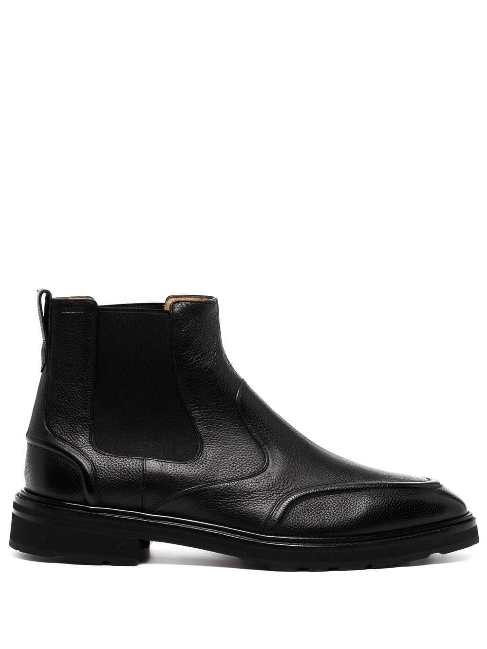 Bally Almond-toe Chelsea Boots in Black for Men | Lyst