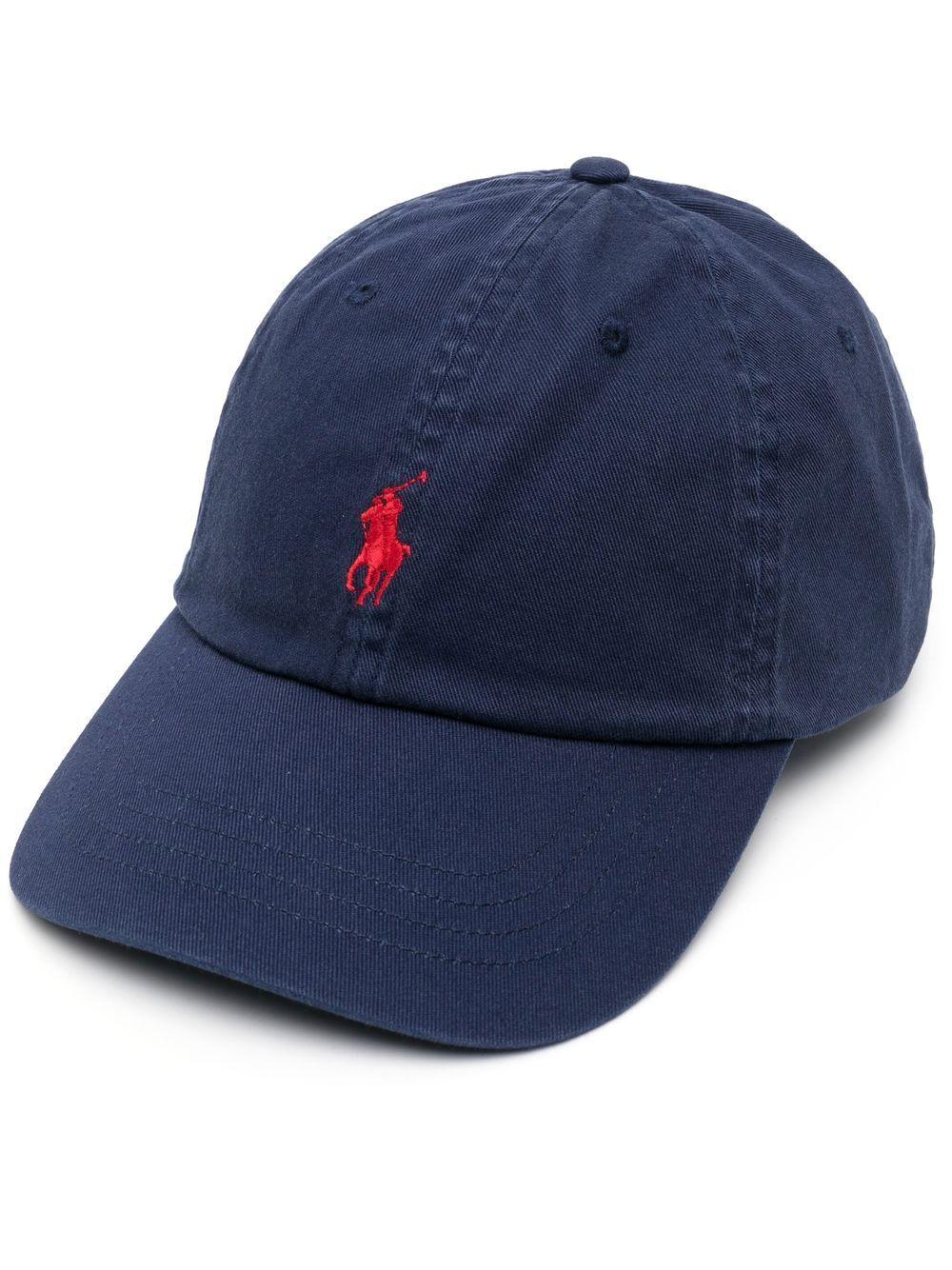 Polo Ralph Lauren Embroidered-logo Cap in Blue for Men | Lyst
