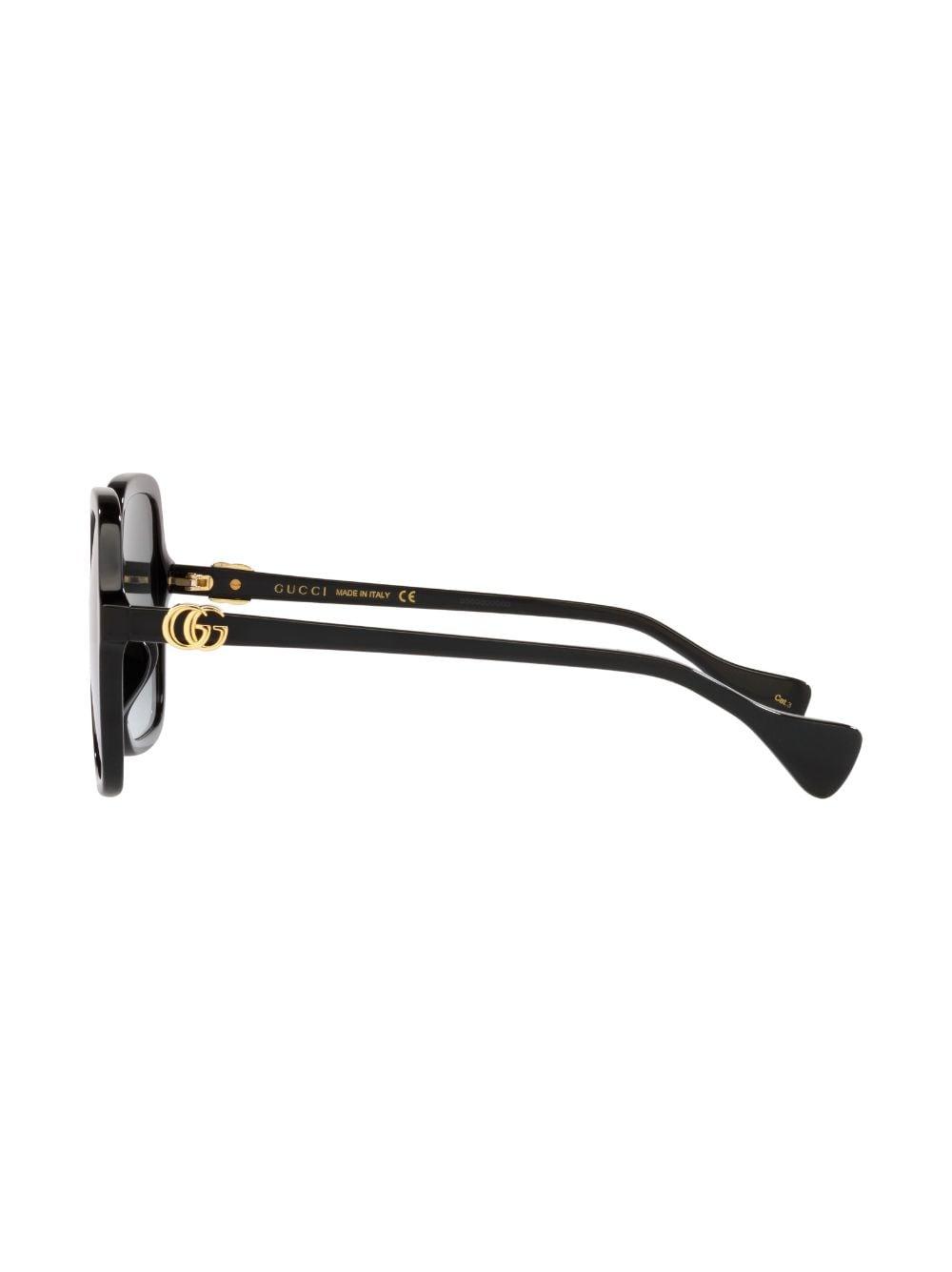 Gucci Eyewear Interlocking G Oversized square-frame Sunglasses - Farfetch